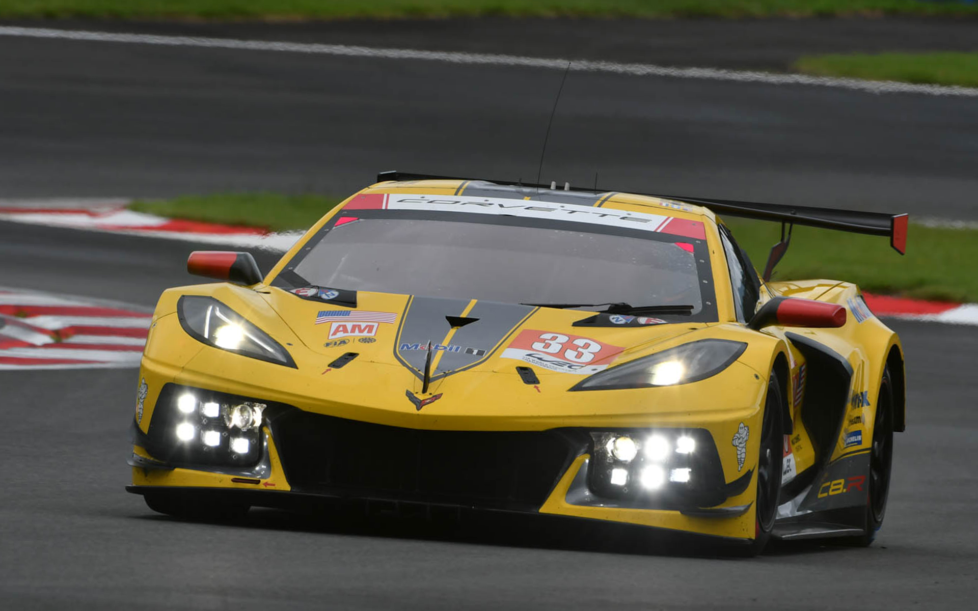 LM GTE Amのポールポジションを獲得した33号車 シボレー・コルベットC8.R（ベン・キーティング/ニコラス・バローネ/ニッキー・キャッバーグ）