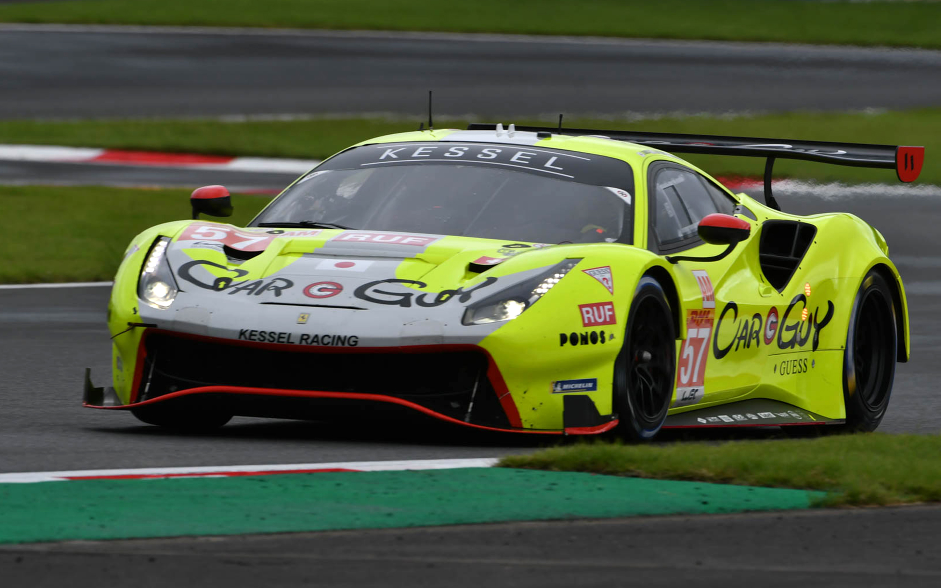 57号車 フェラーリ 488 GTE EVO（木村武史/スコット・ハファカー/宮田莉朋組）