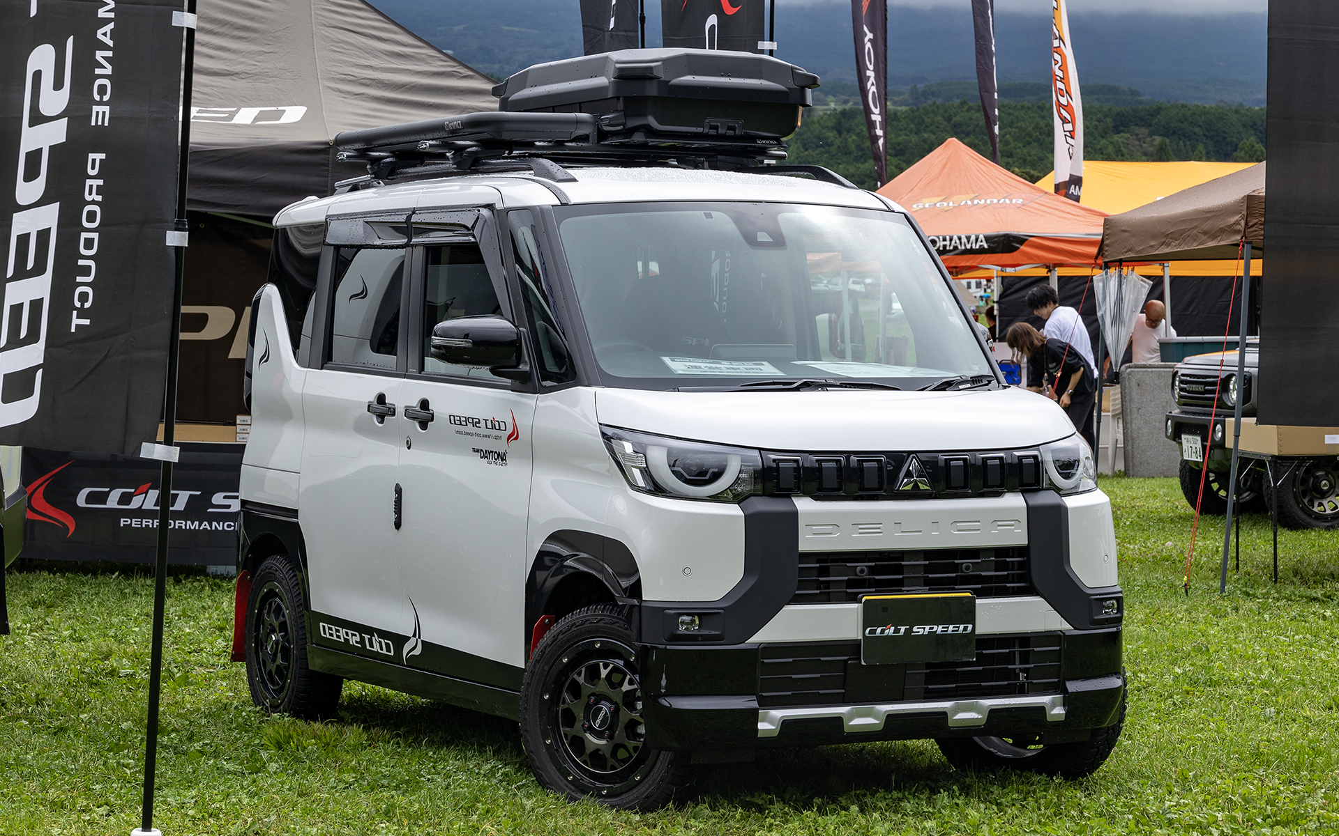 三菱車のアフターパーツメーカーとして人気のコルトスピードのデモカー