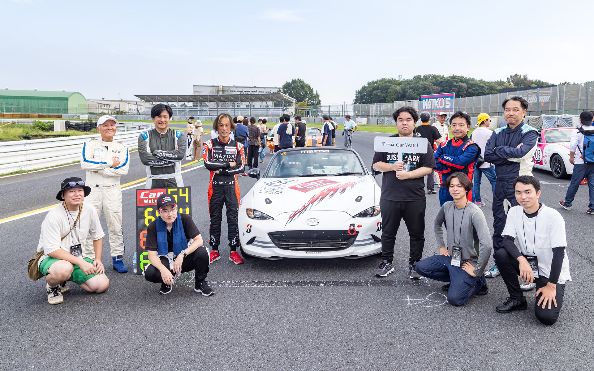 出走前の記念写真