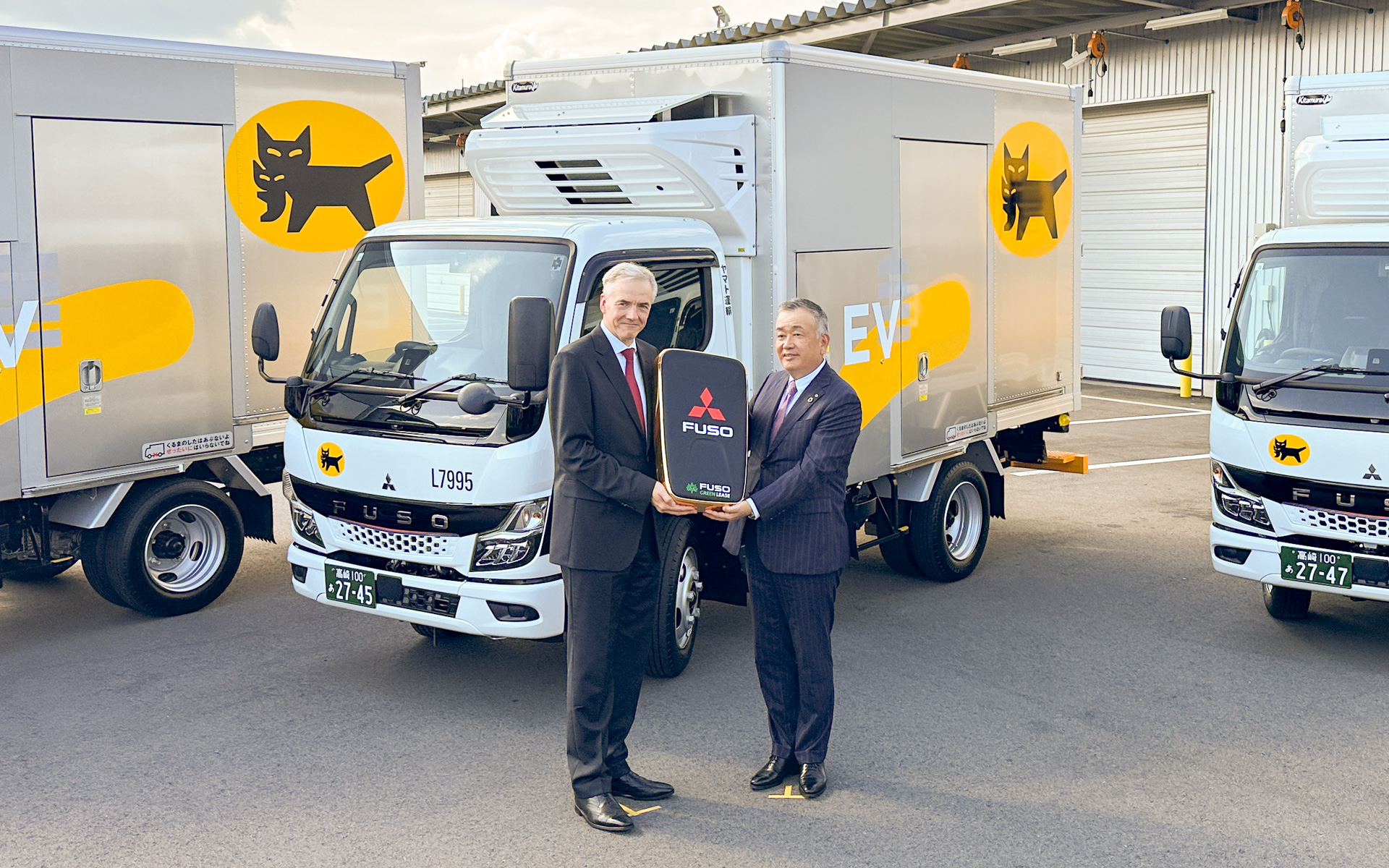 ヤマト運輸仕様となったeキャンター