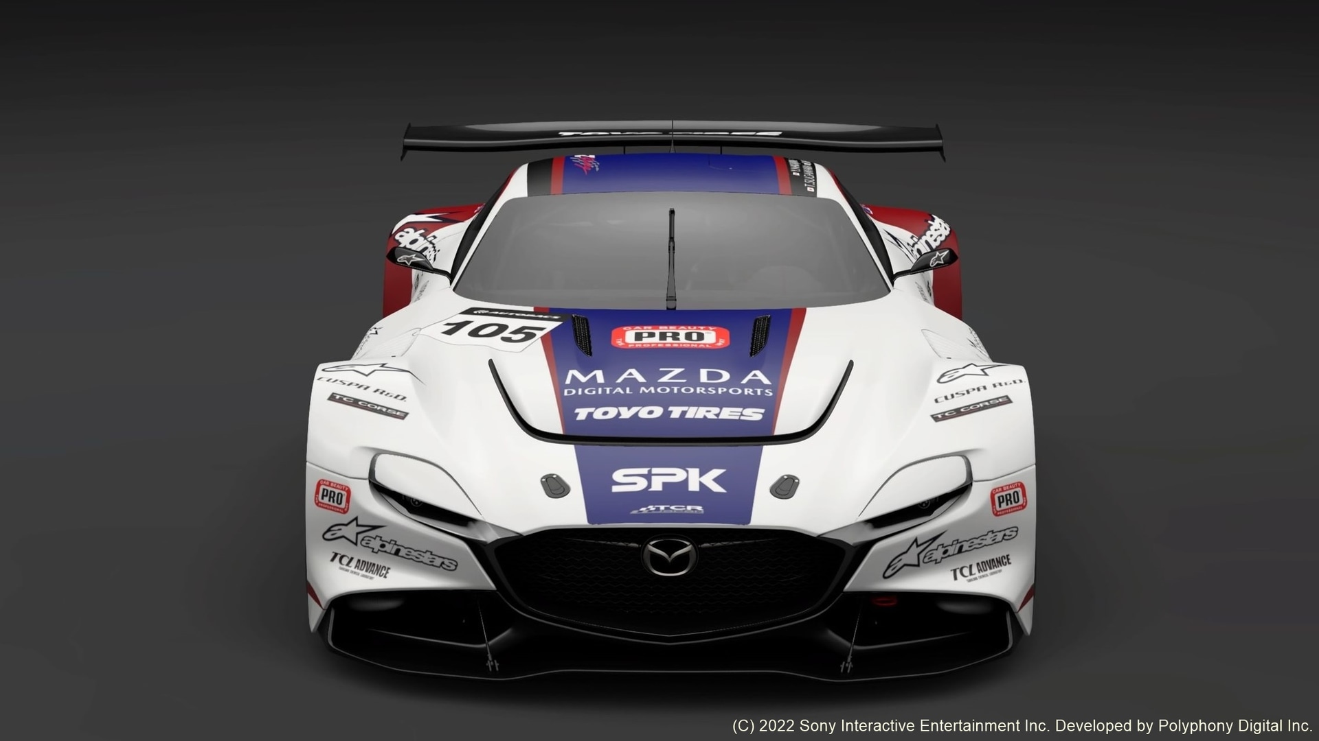 TC CORSE SPK e-SPORT Racing with TOYO TIRES参戦車両イメージ