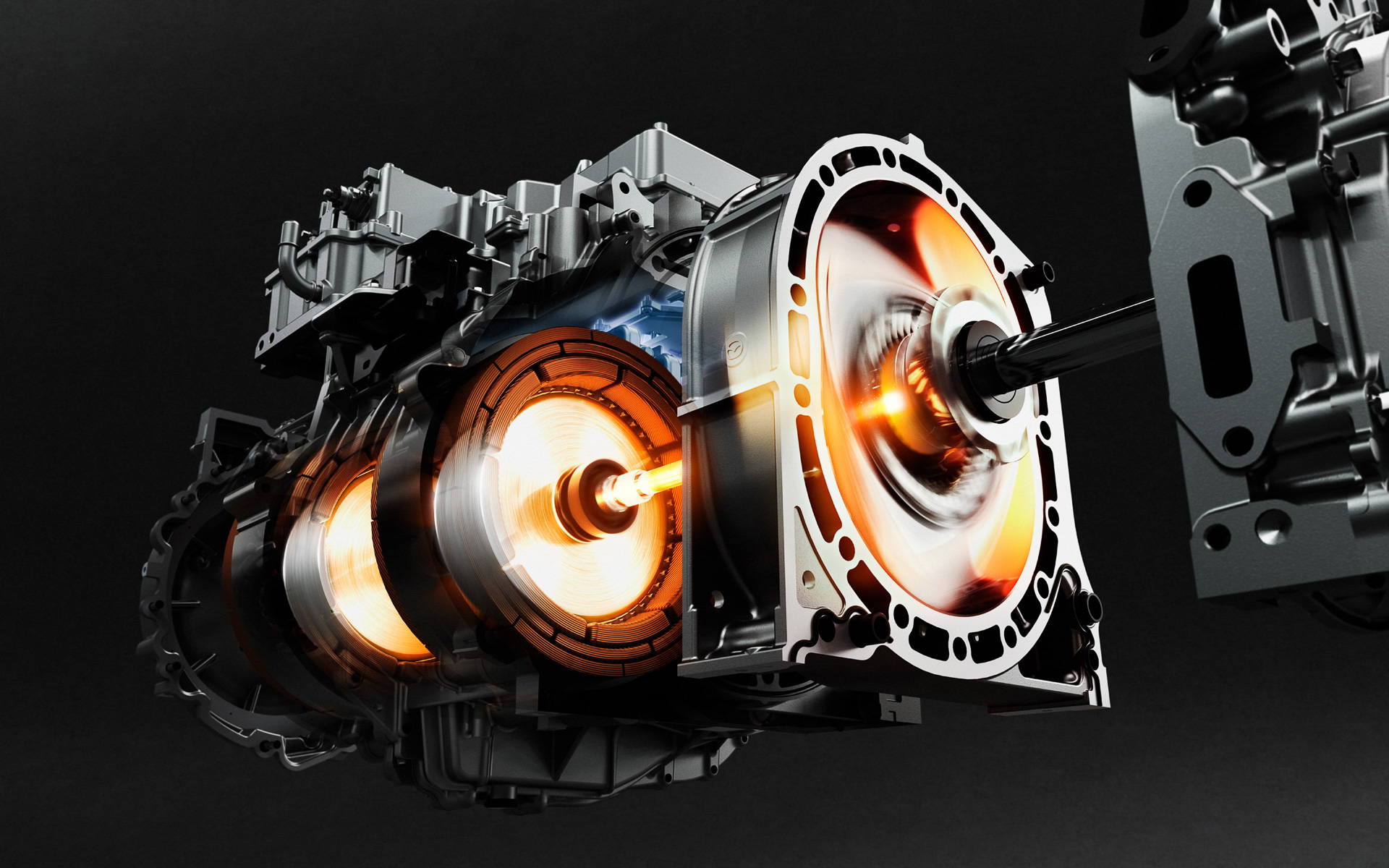 新たに開発されたPHEV電駆ユニットのイメージカット