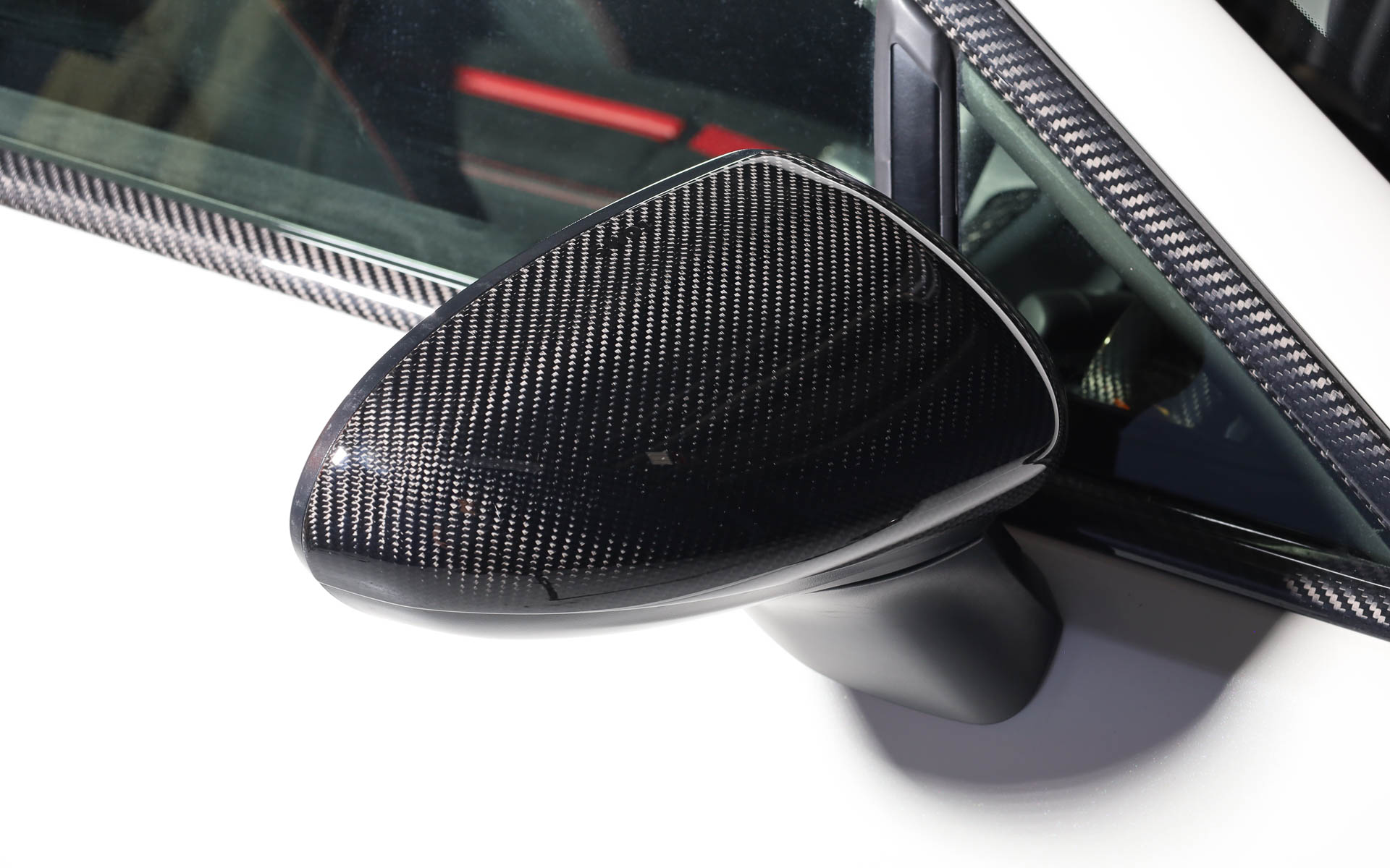 ミラーカバーの装着イメージ