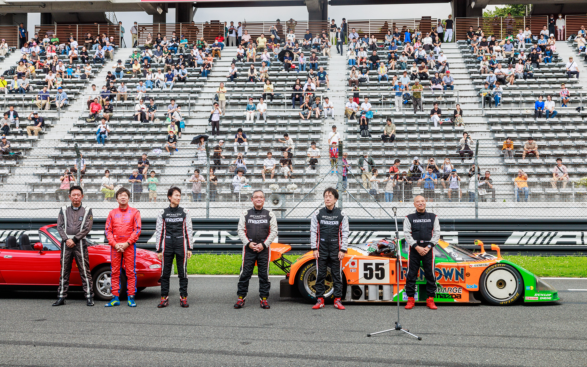 マツダ株式会社 代表取締役社長兼CEO 毛籠勝弘氏があいさつ