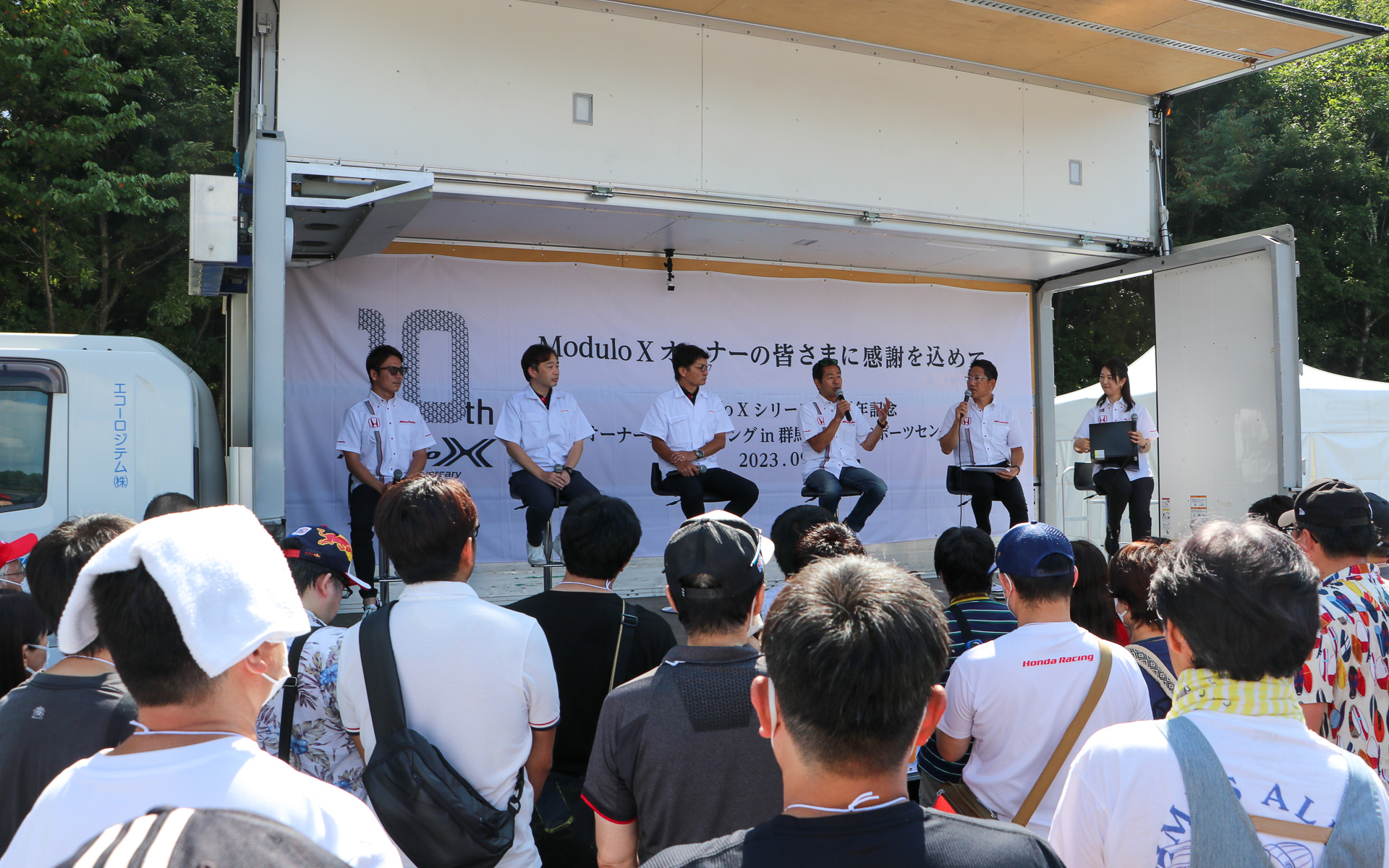 トークショーではModulo Xオーナーが思わず笑ってしまう開発秘話がたくさん飛び出した