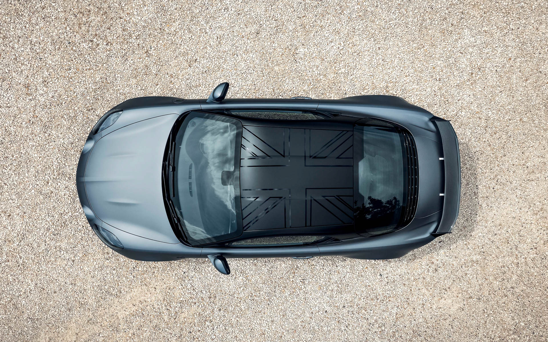 ユニオンジャックのルーフデカールをオプションで選択可能