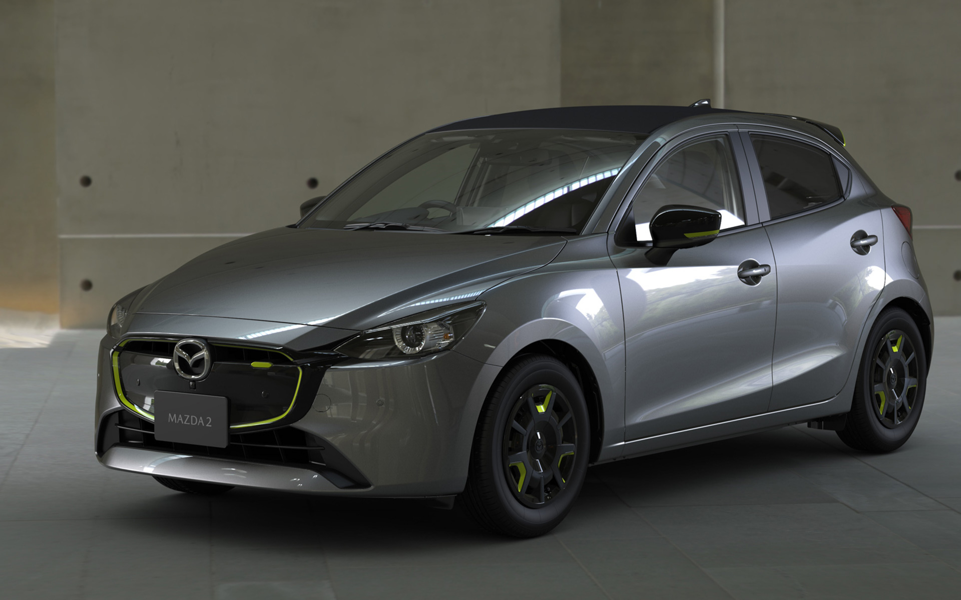 MAZDA2 15 BD　用品架装パッケージ「SCI-FI」　エアログレーメタリック