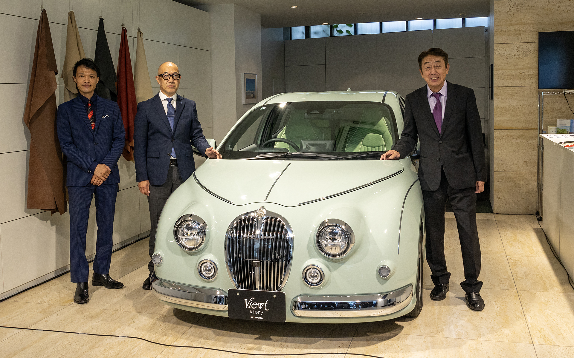 9月21日に「MITSUOKA麻布ショールーム/GALLERY 麻布」にて新型「ビュート ストーリー」の発表会が開催された