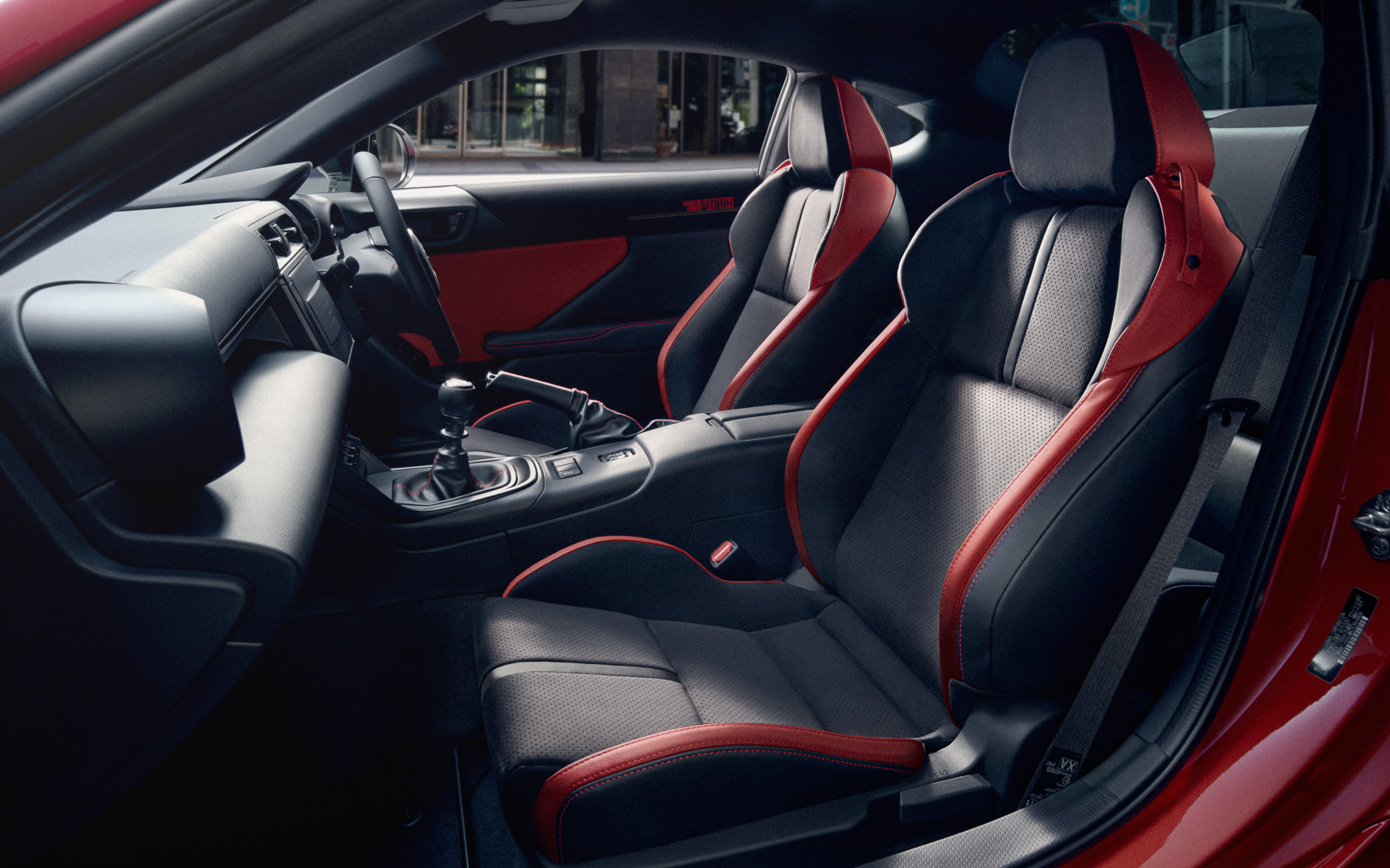 GR86 特別仕様車RZ“40th Anniversary Limited”(6MT) 内装色 専用ブラック×レッド(特別設定色)