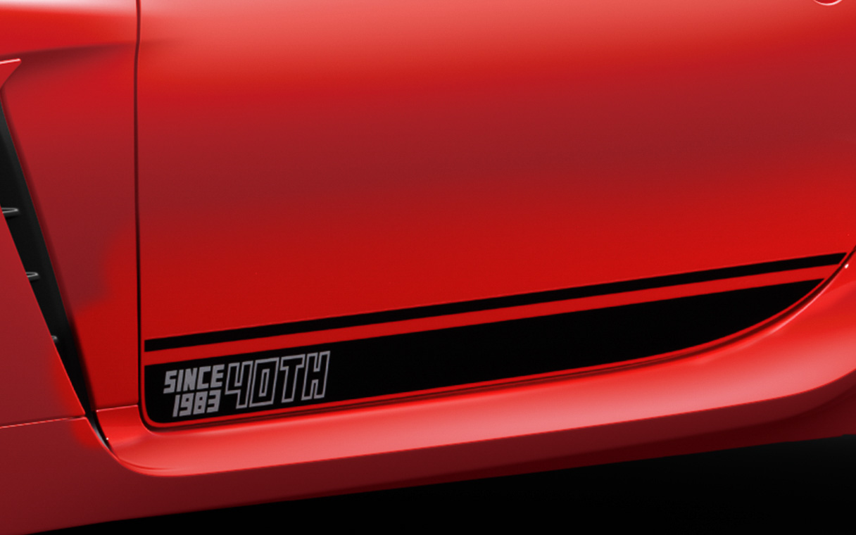 GR86 特別仕様車 40周年記念サイドデカール &lt;販売店装着オプション&gt;