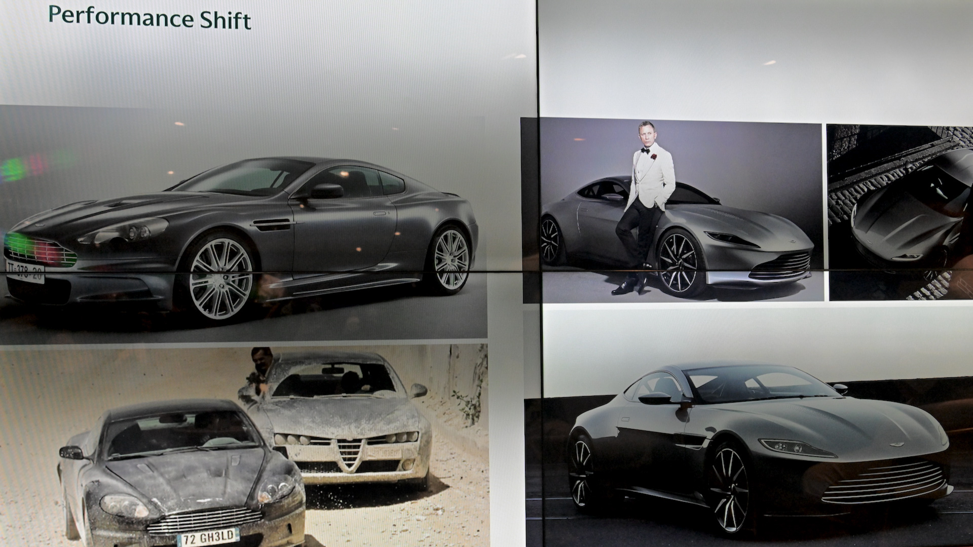 アストンマーティンの歴史の中で重要とされる、1964年の映画から始まったジェームズ・ボンドとの関係