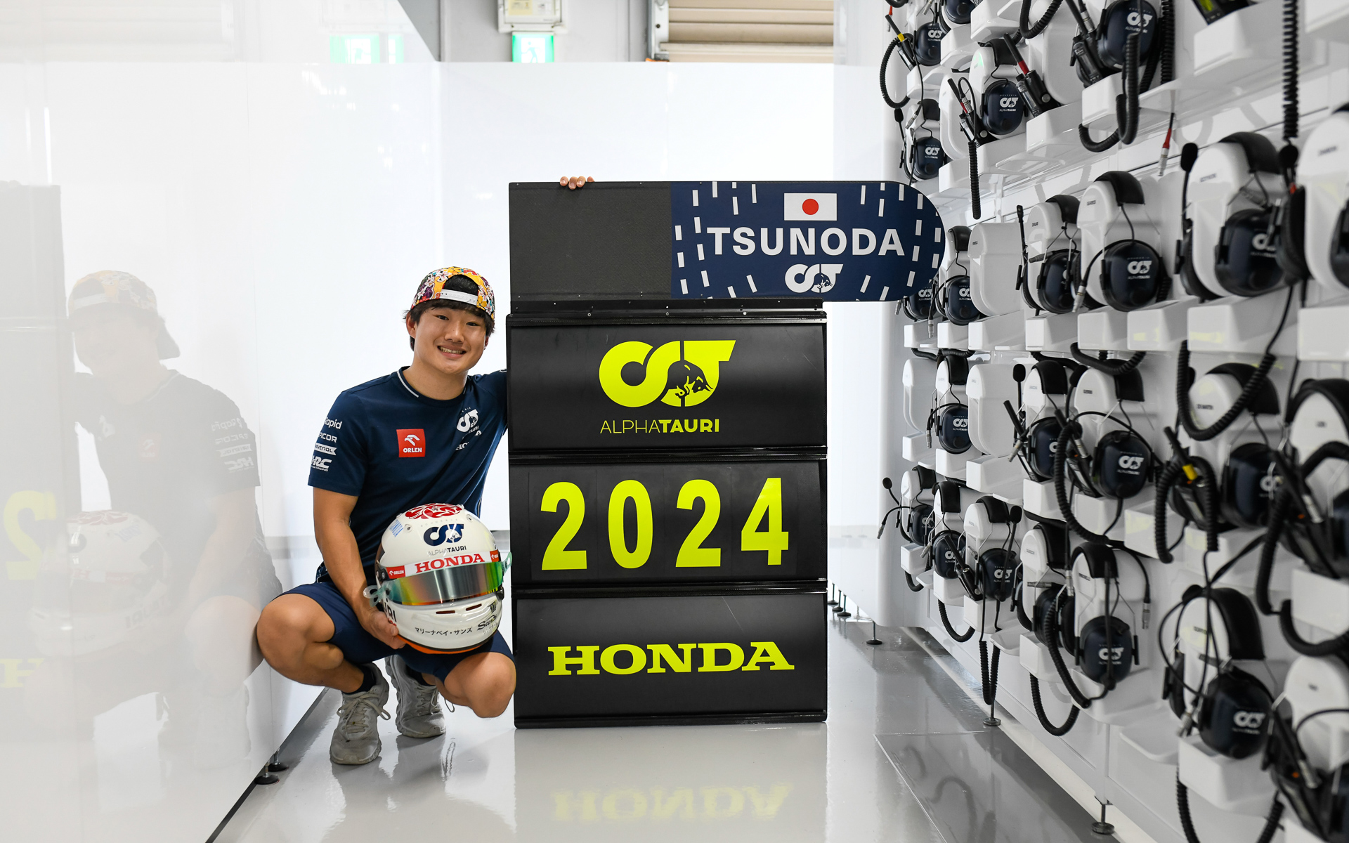 2024年シーズンのF1レギュラー参戦が決定した角田裕毅選手