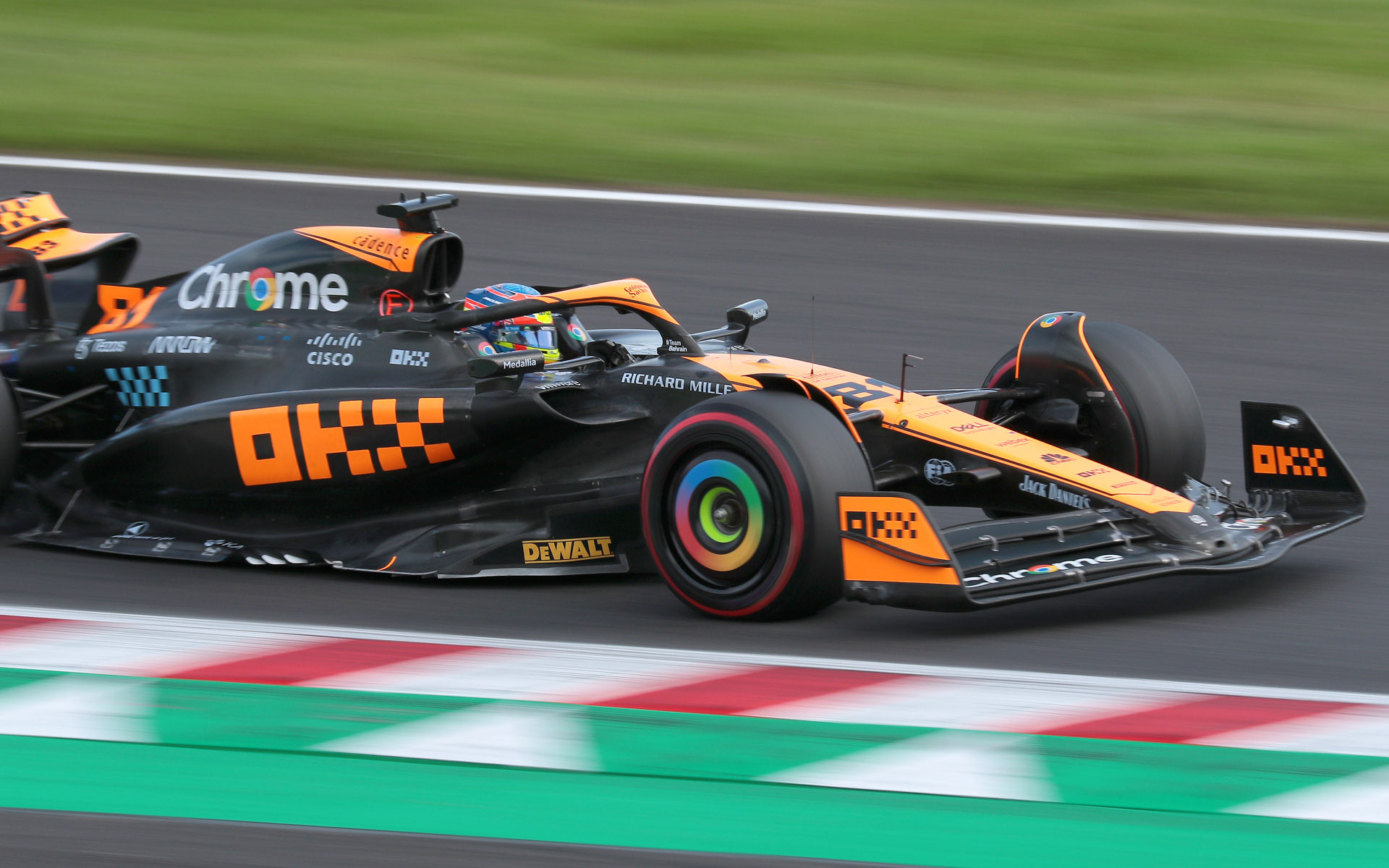 イギリスGPに続き2位に入ったオスカー・ピアストリ選手（81号車 マクラーレン・メルセデス）