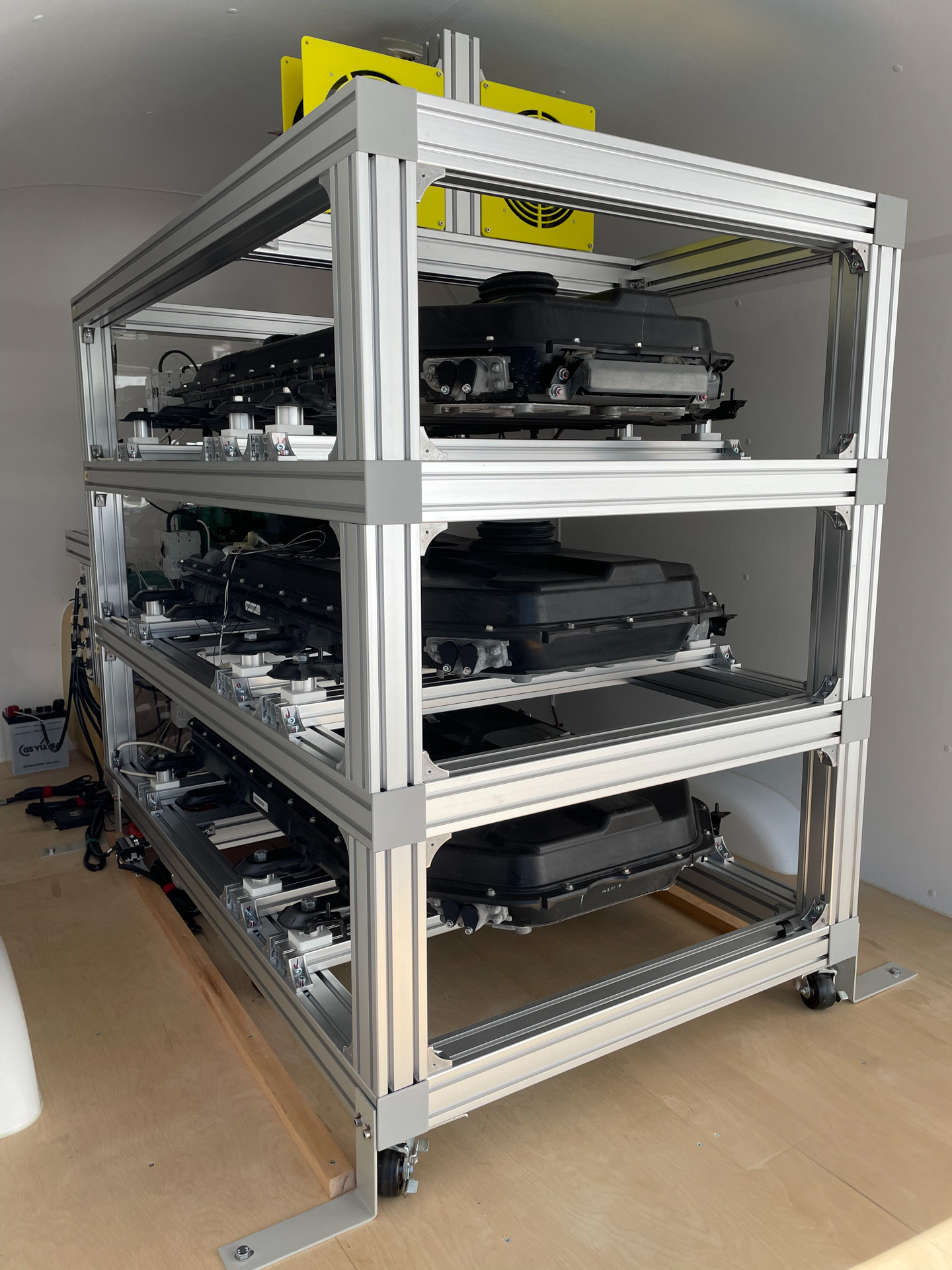 バッテリキューブに搭載しているリユースバッテリ