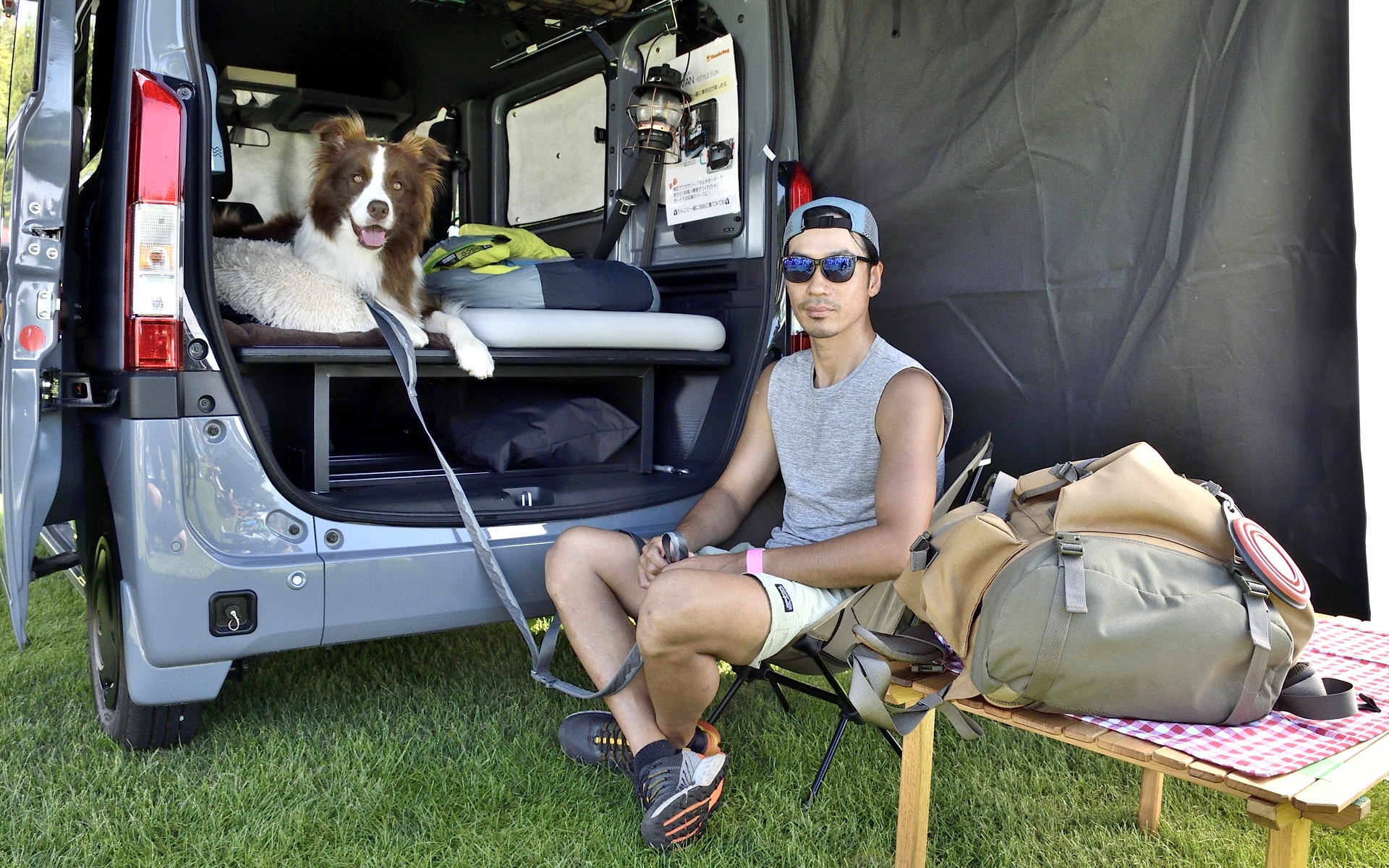 飼い主：池田さん。わんこ：オリバーくん（ボーダーコリー/3歳）