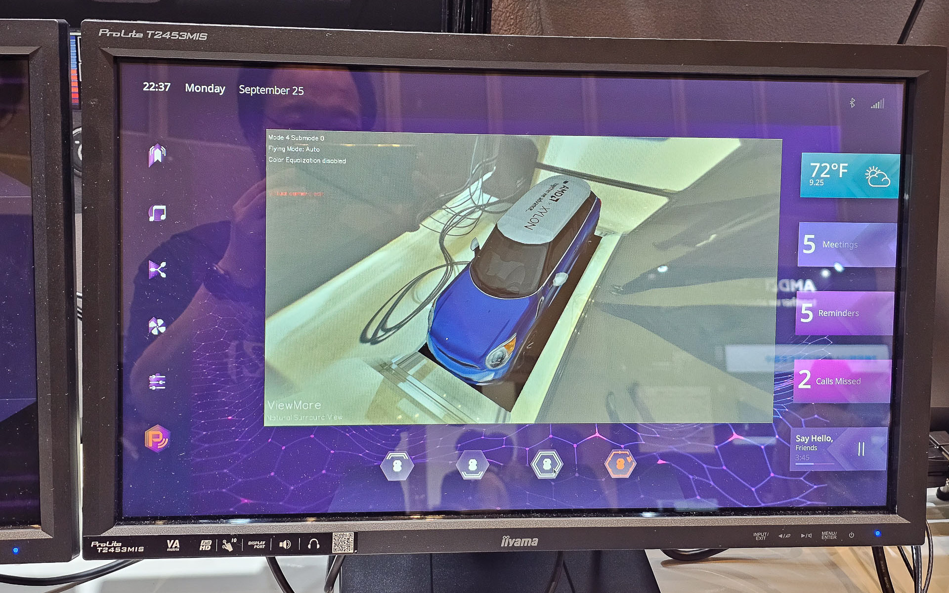 車両周辺360度サラウンドモニタを実現