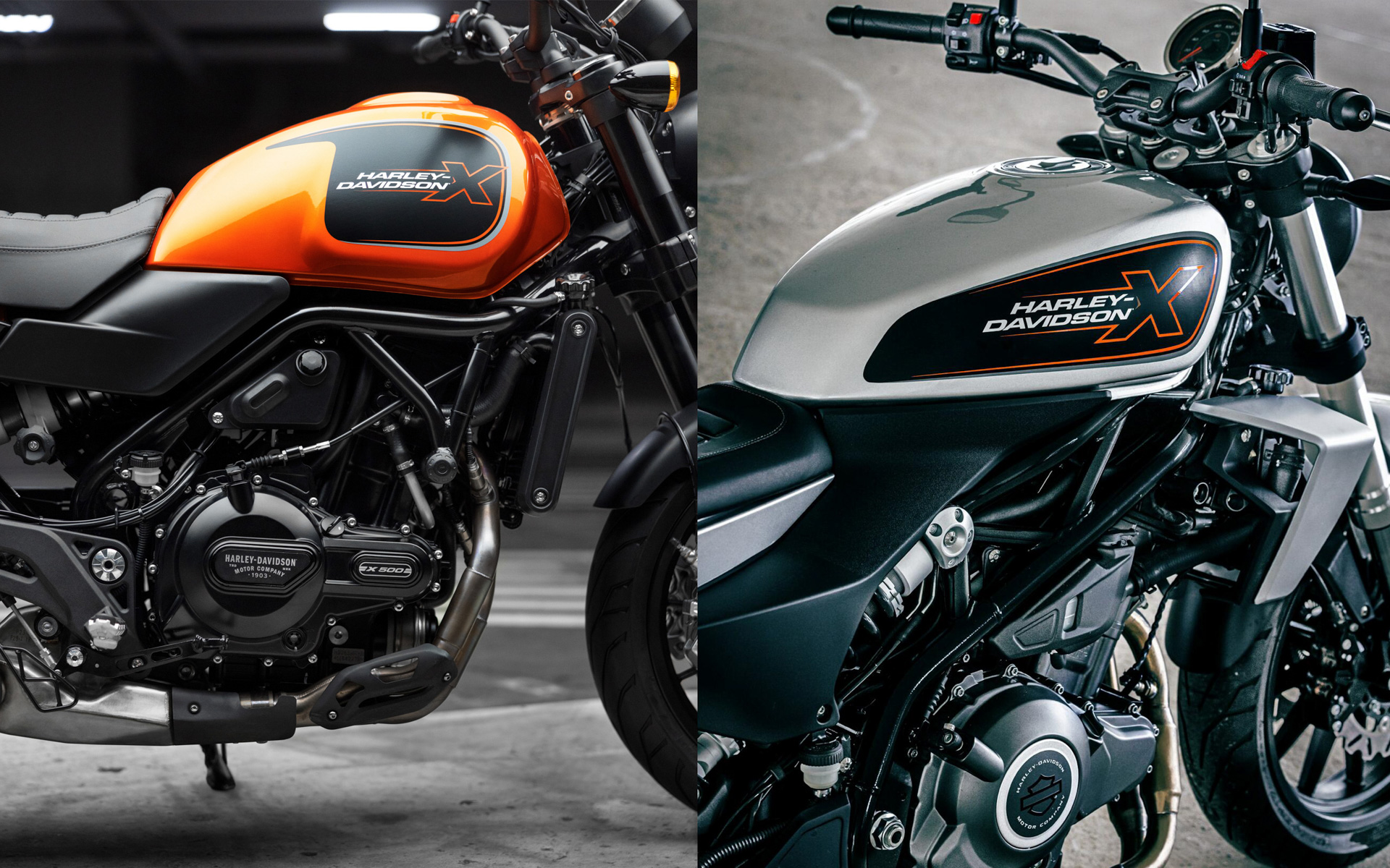 写真は海外仕様。「X500」（左）、「X350」（右）