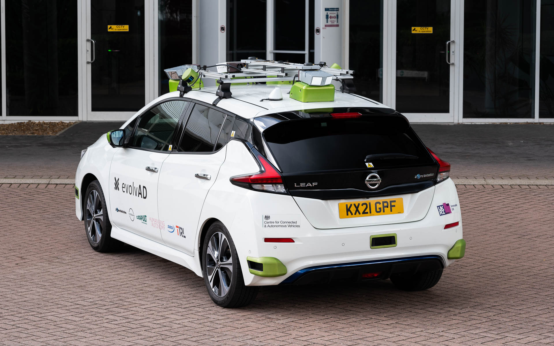 リーフのテスト車両