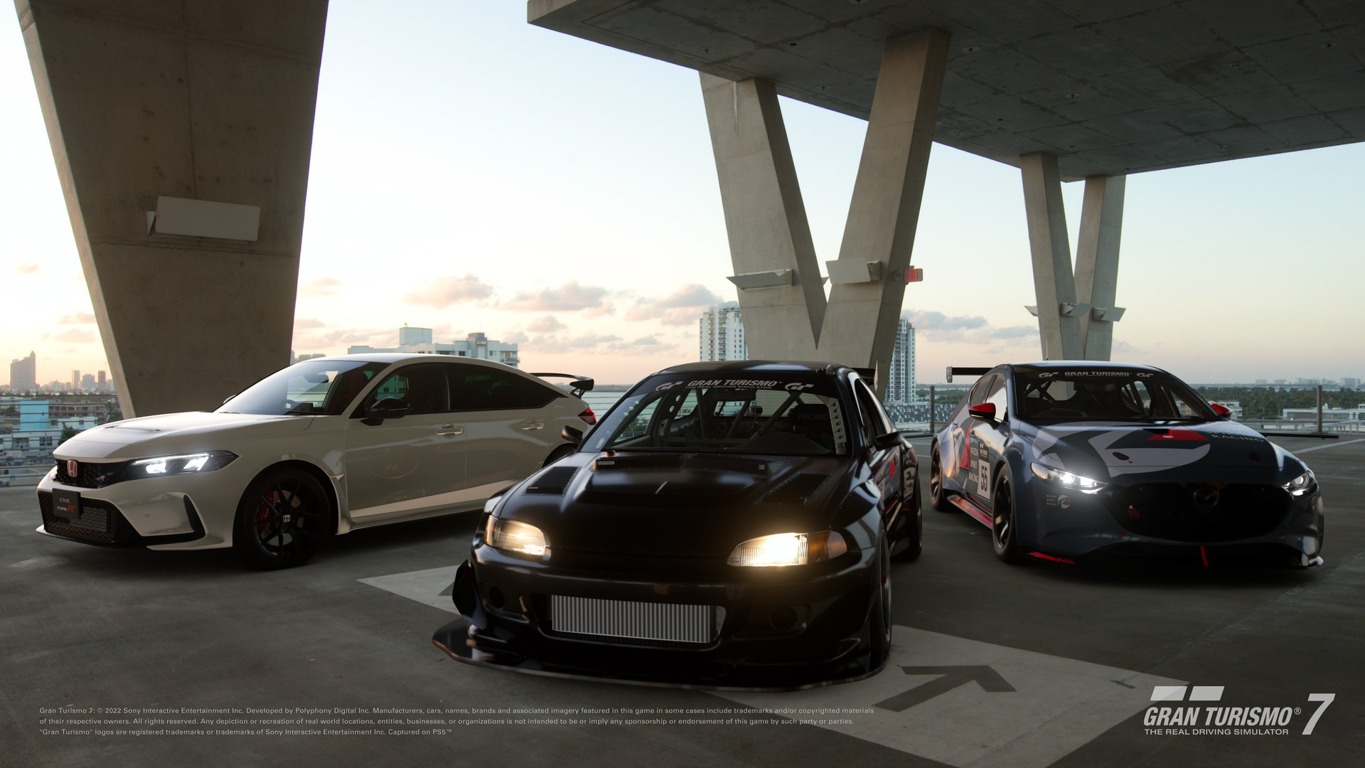 PS5/PS4用ソフトウェア「グランツーリスモ7」にホンダの新型「シビック TYPE R」が登場