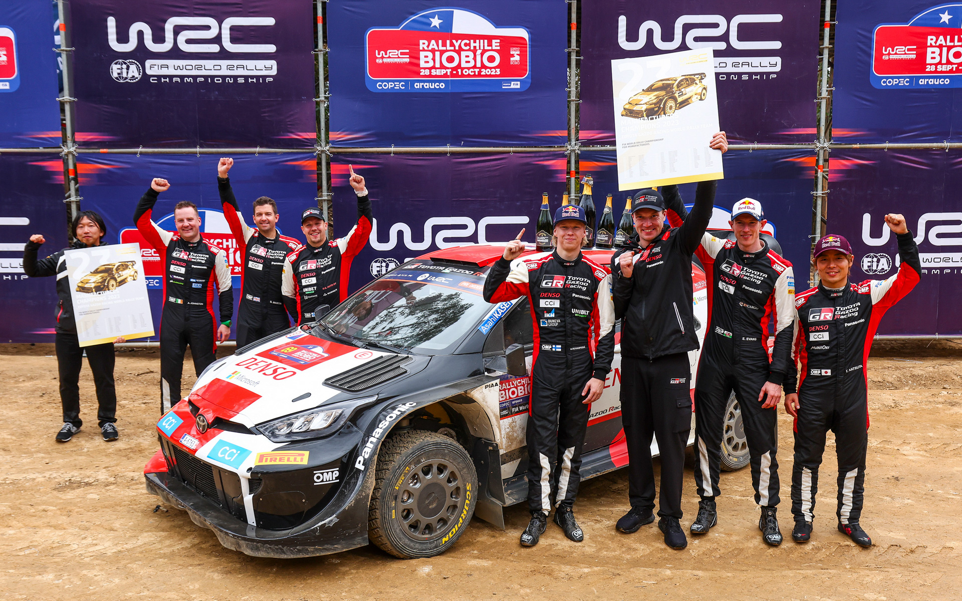 TOYOTA GAZOO Racing World Rally Teamがマニュファクチャラーズタイトルを獲得