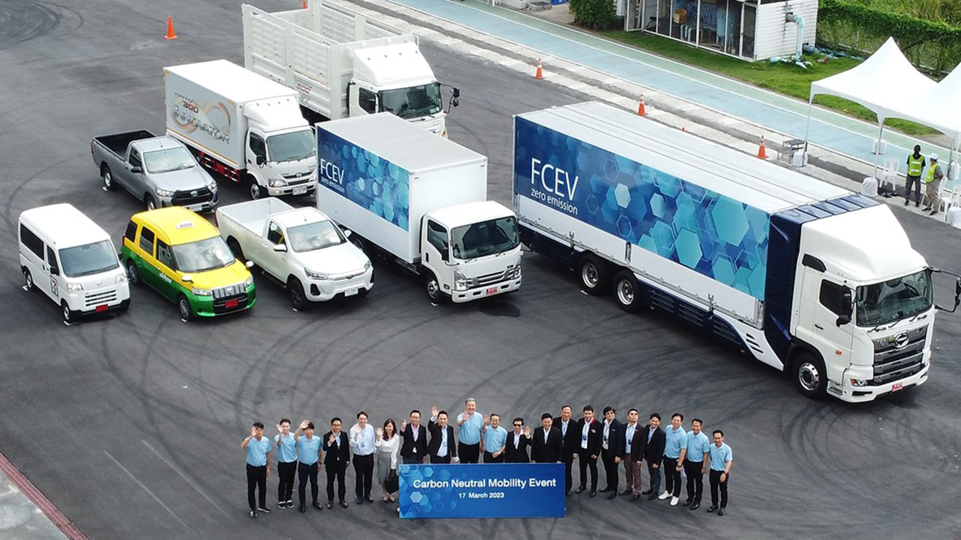 タイで実施されたカーボンニュートラルモビリティ試乗会