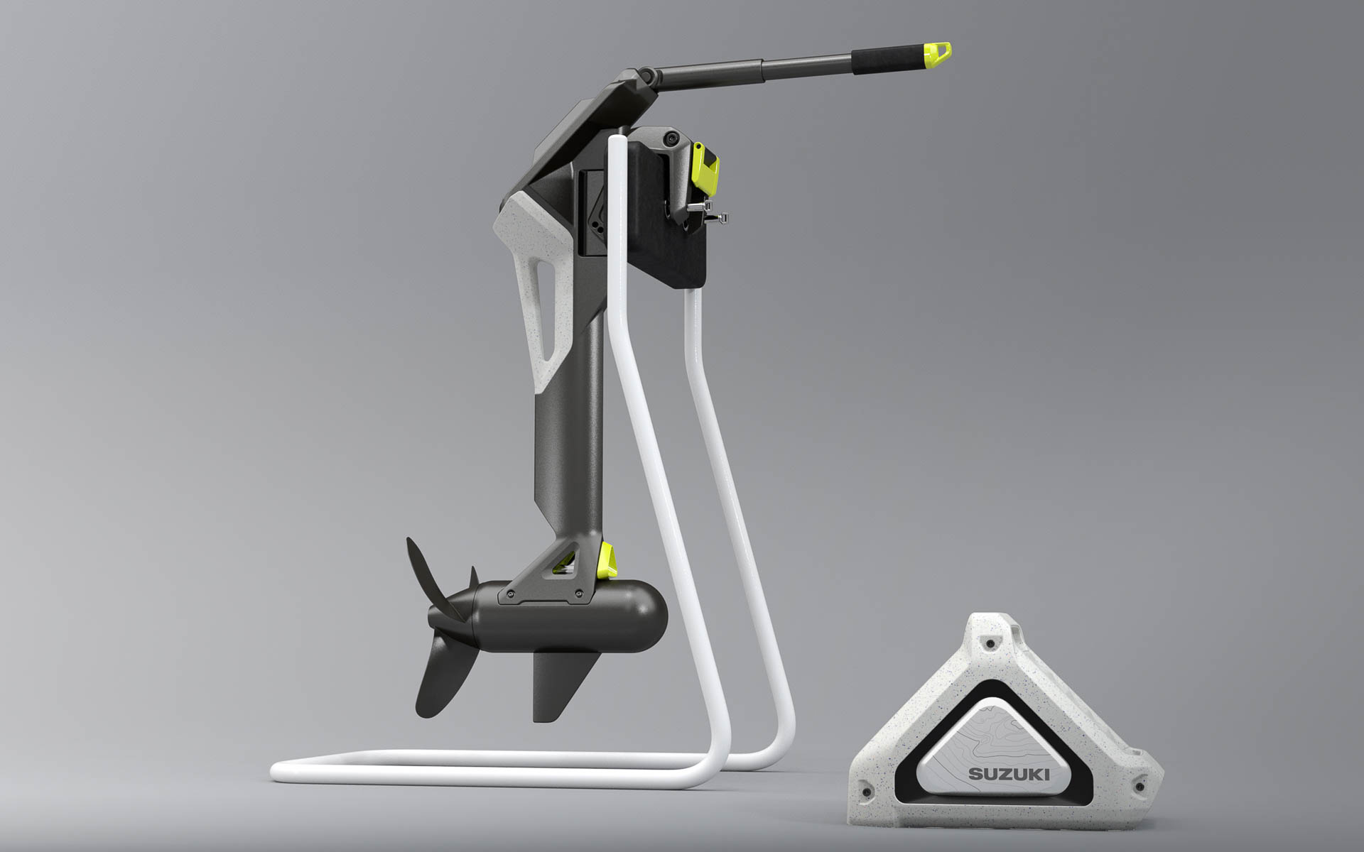 Small e-outboard concept