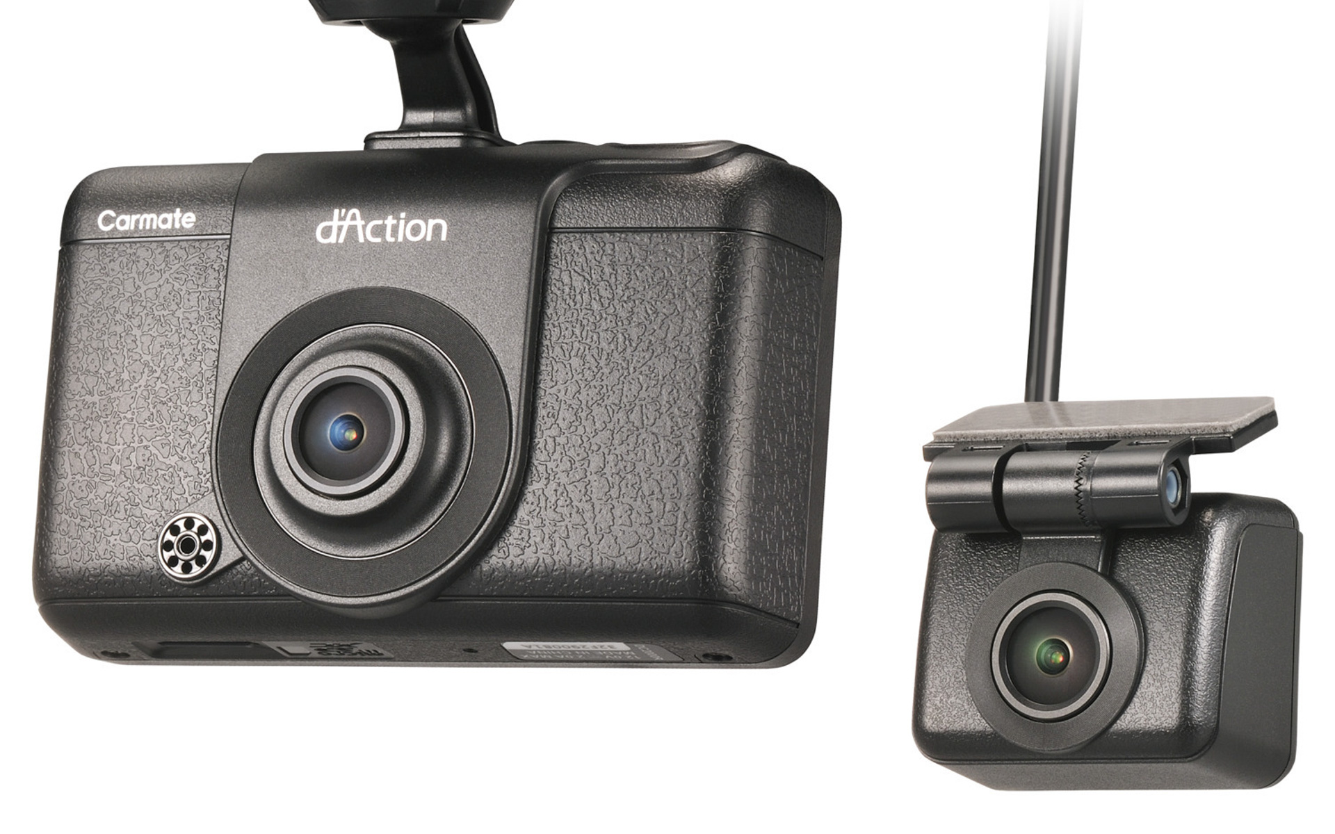 前後2カメラドライブレコーダー「ダクション D（DC2000R）」