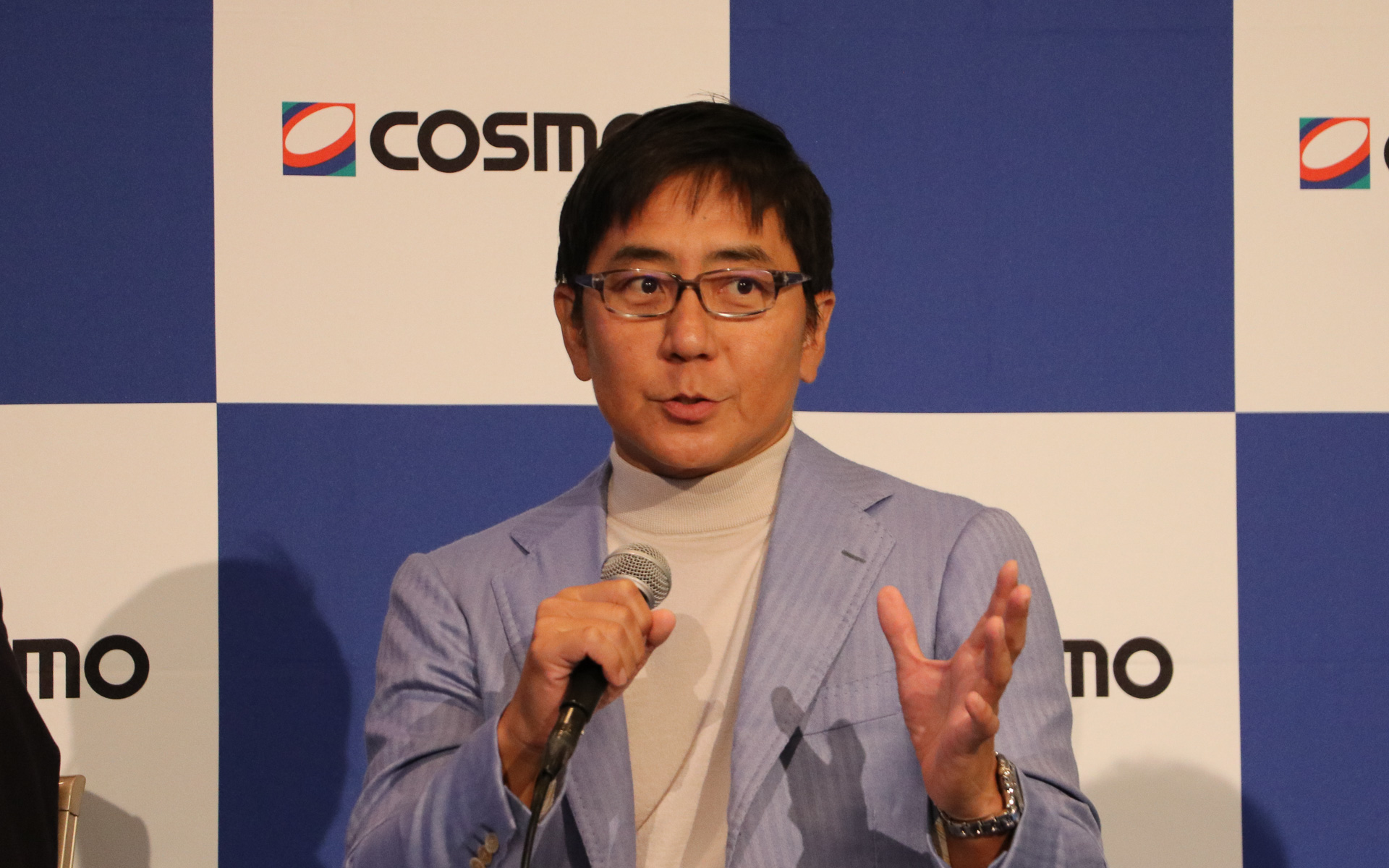 モータージャーナリストの五味康隆氏がゲストとして登壇した