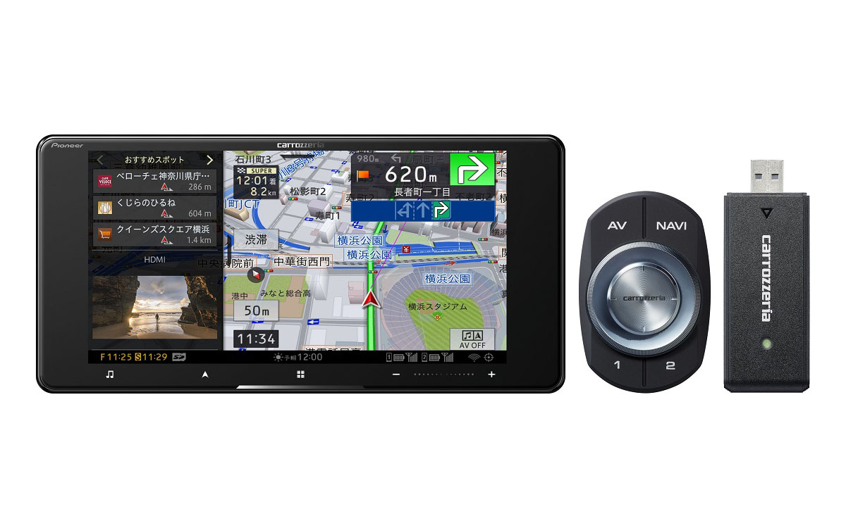 7V型ネットワークスティックセット「AVIC-CW912III-DC」（200mmワイドメインユニットタイプ）