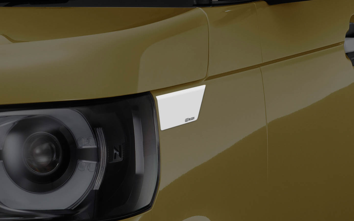 フェンダーデカール（white）