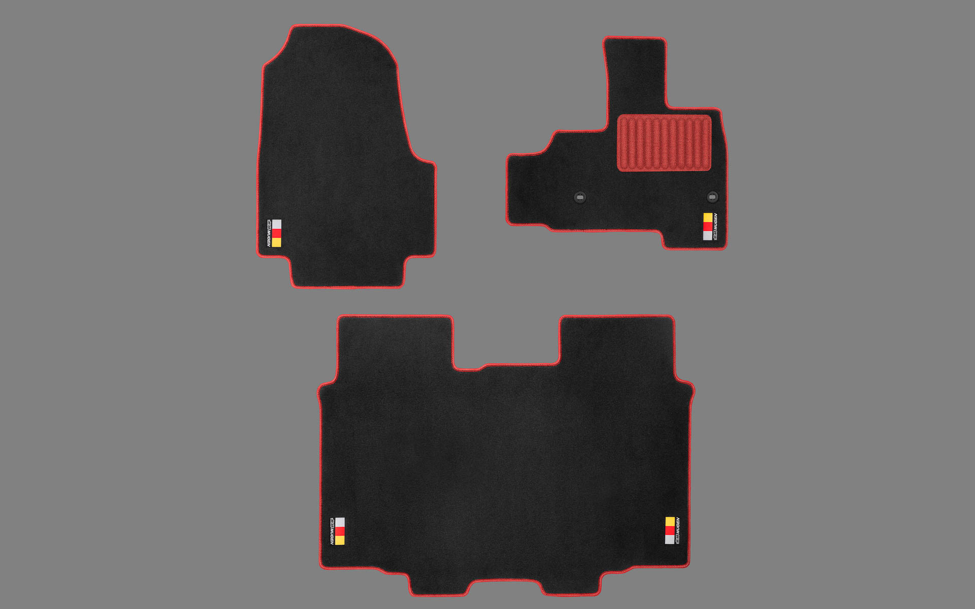 スポーツマット（ブラック×レッド）