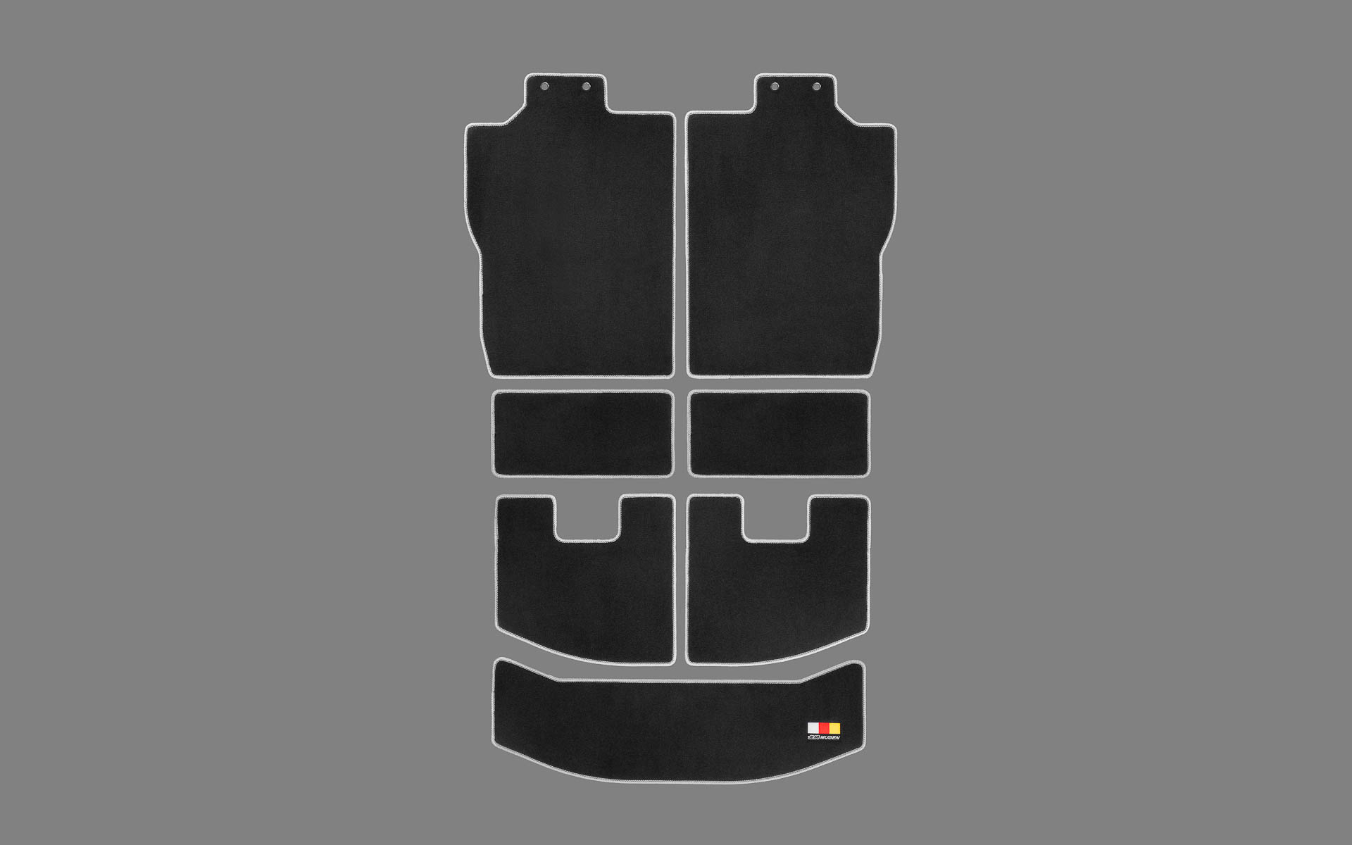 スポーツラゲッジマット（ブラック×シルバー）