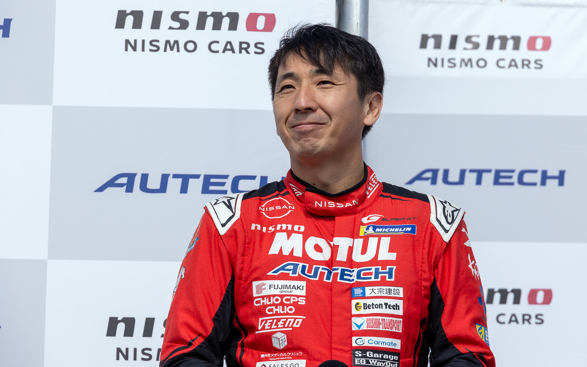 AOG湘南里帰りミーティング2023にはSUPER GT GT500クラスに参戦する23号車の松田次生選手がゲストで参加