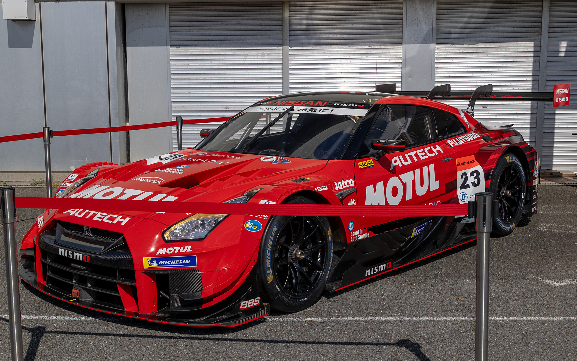 展示されていたMOTUL AUTECH GT-Rでは小中学生以下を対象としたキッズライドが行われた
