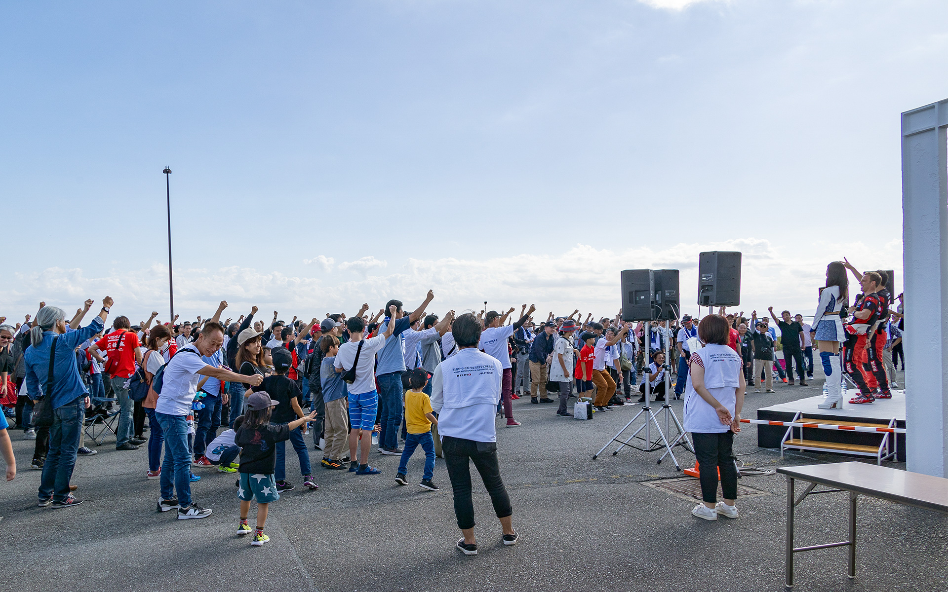 トークショーのあとは12月のニスモフェスティバルの入場券を掛けたジャンケン大会