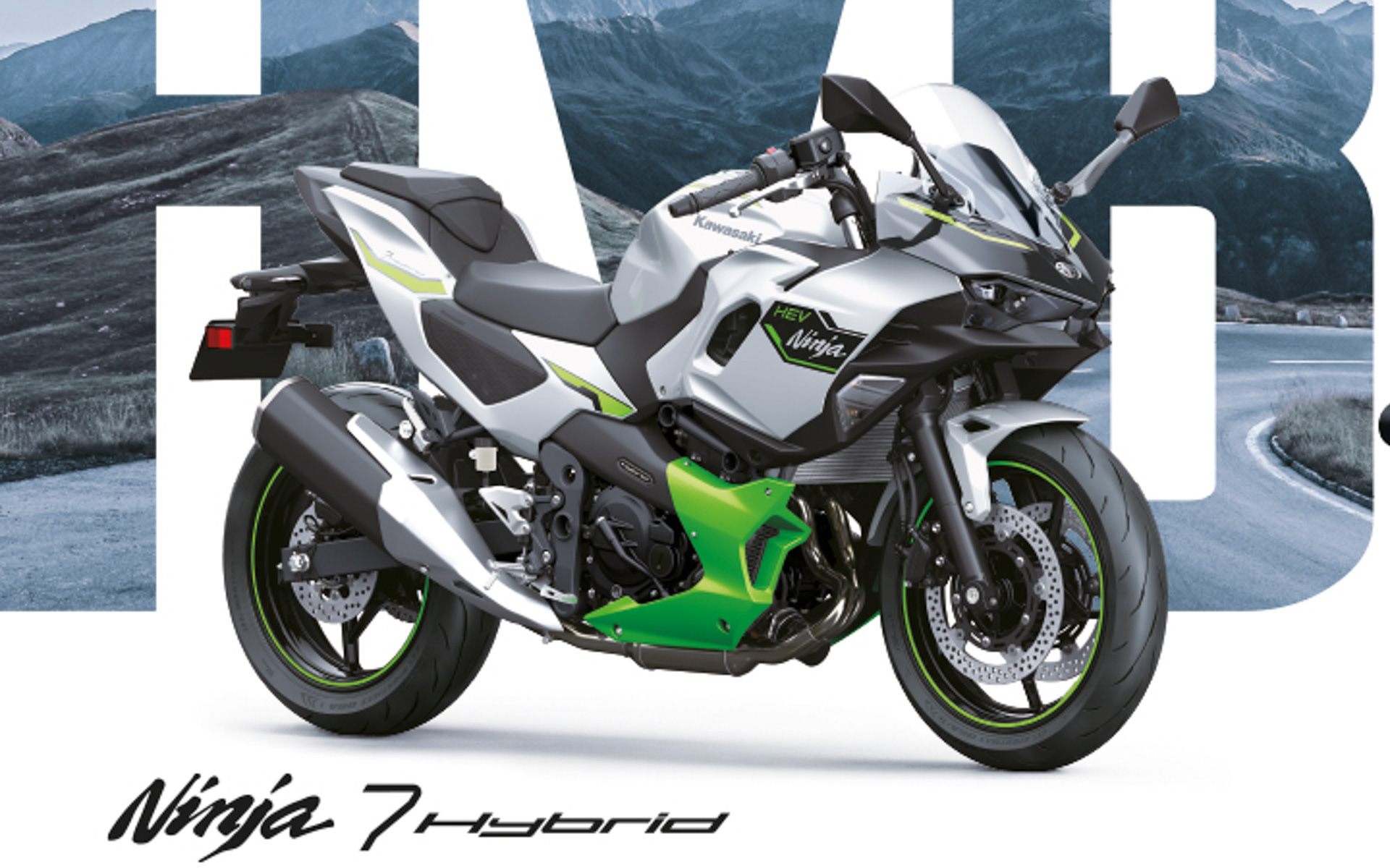カワサキのHEVモーターサイクル「Ninja 7 ハイブリッド」