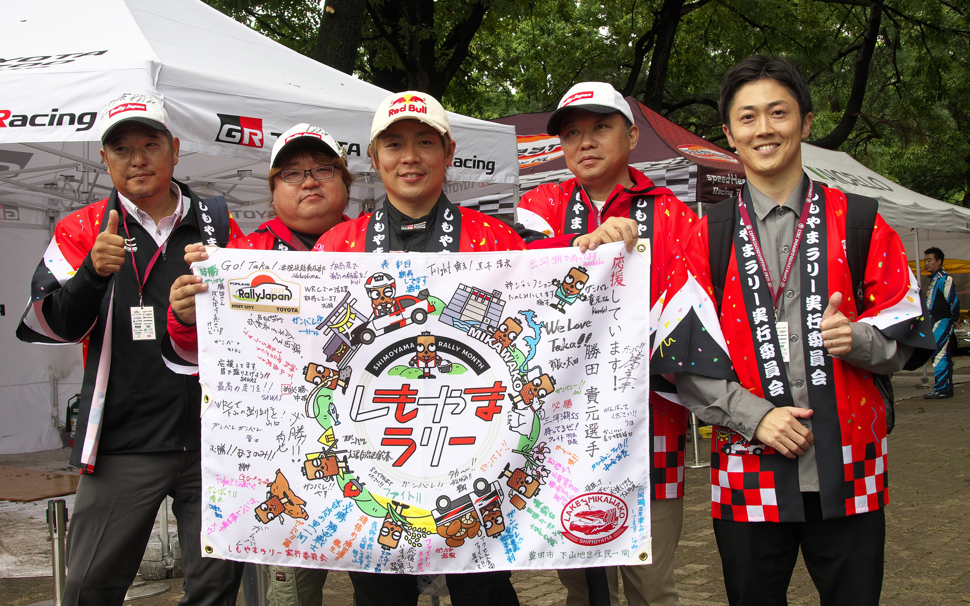 2022年のラリージャパンでは3位表彰台を獲得した勝田貴元選手。ラリージャパン2023での活躍にも期待が集まる