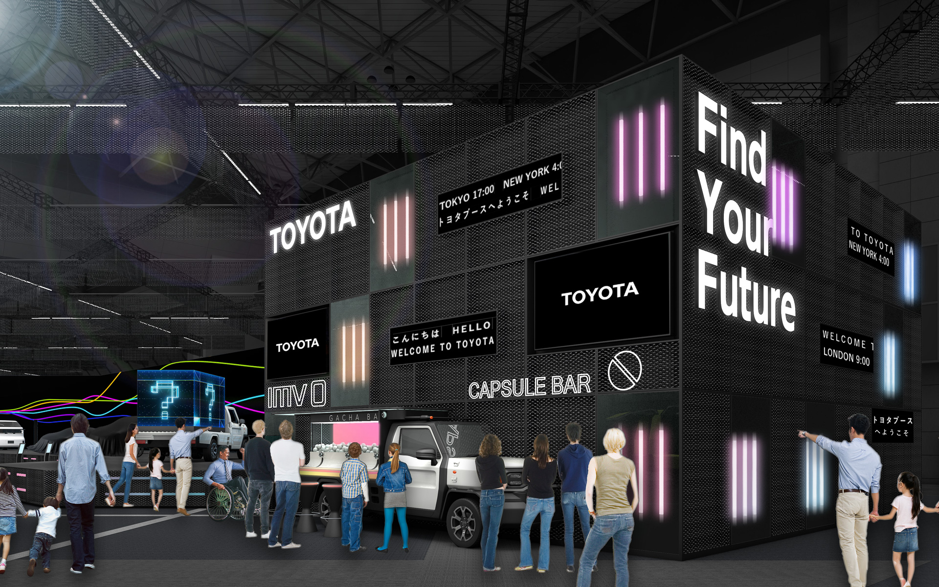 体験コンテンツの1つ「CAPSULE BAR（カプセルバー）」のイメージ