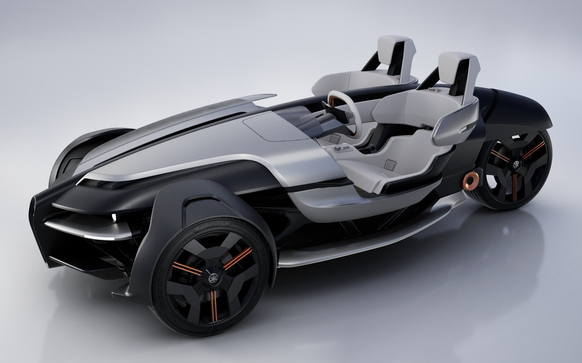 3輪パッケージのフルオープンEVのコンセプトモデル「TRICERA（トライセラ）」