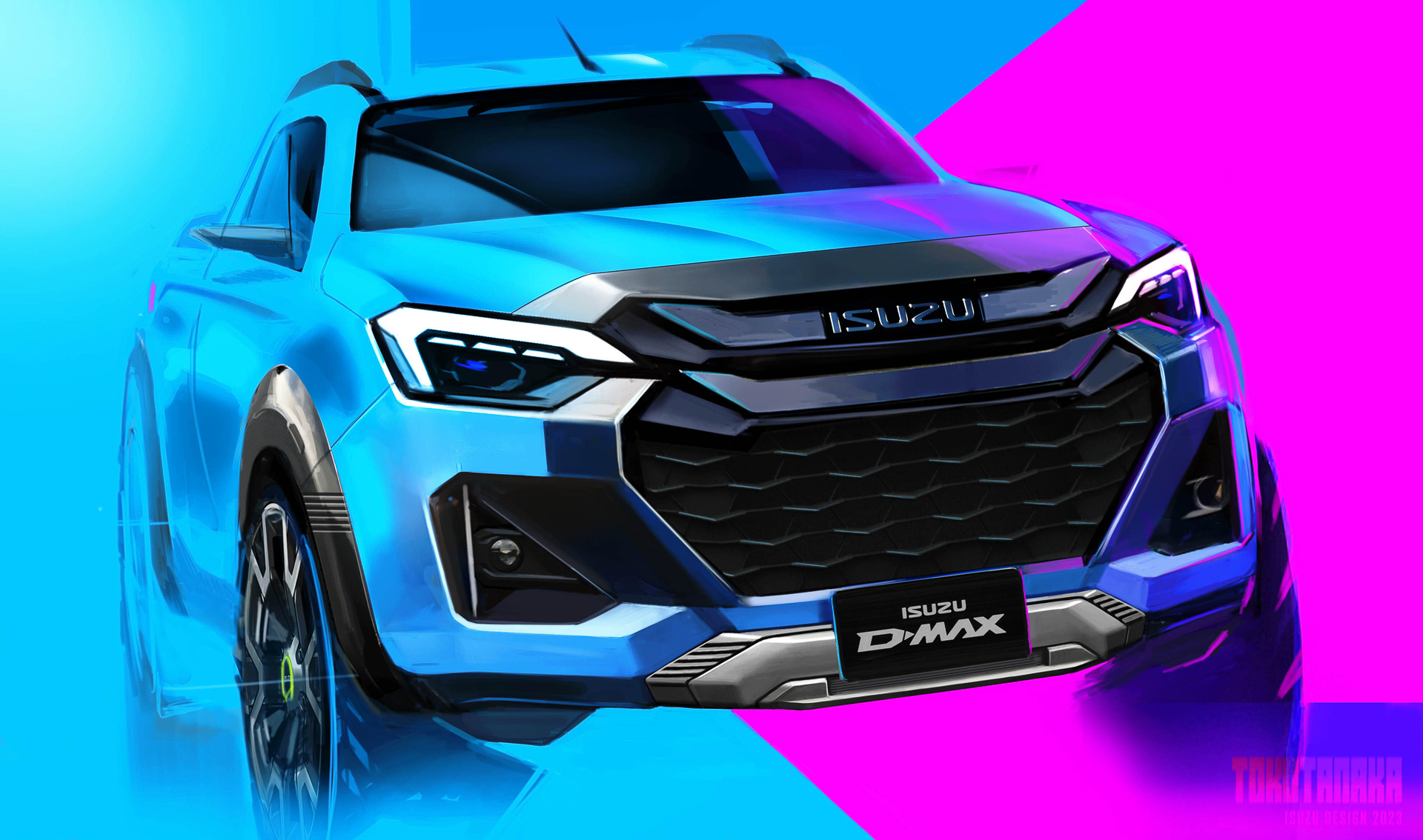 D-MAXのデザインスケッチ