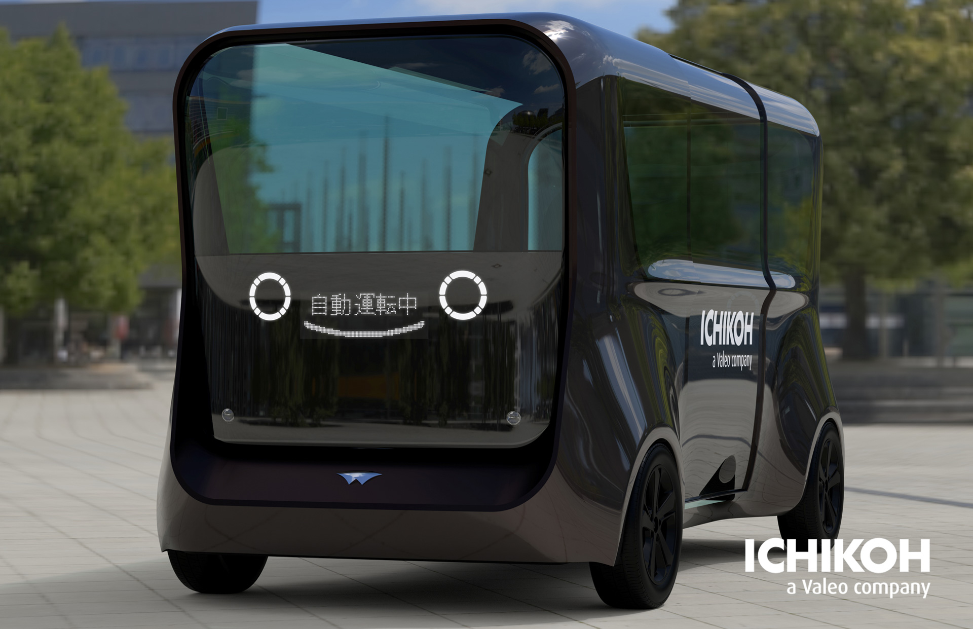 自動運転車用外向けHMI ”e-Face”