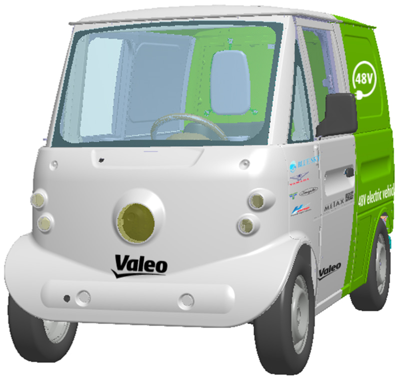 ヴァレオ、最大トルク2700Nmの「800V 6-in-1電動アクスル」など