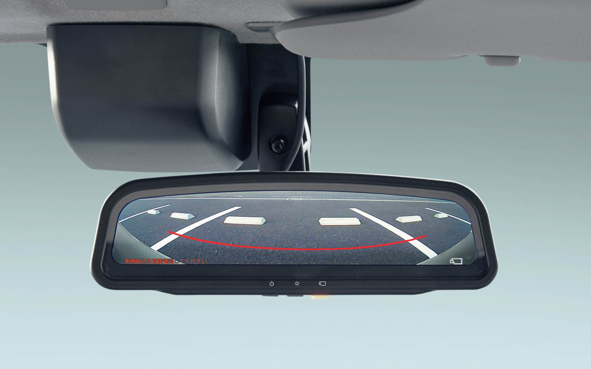 近接後方のカメラ映像表示