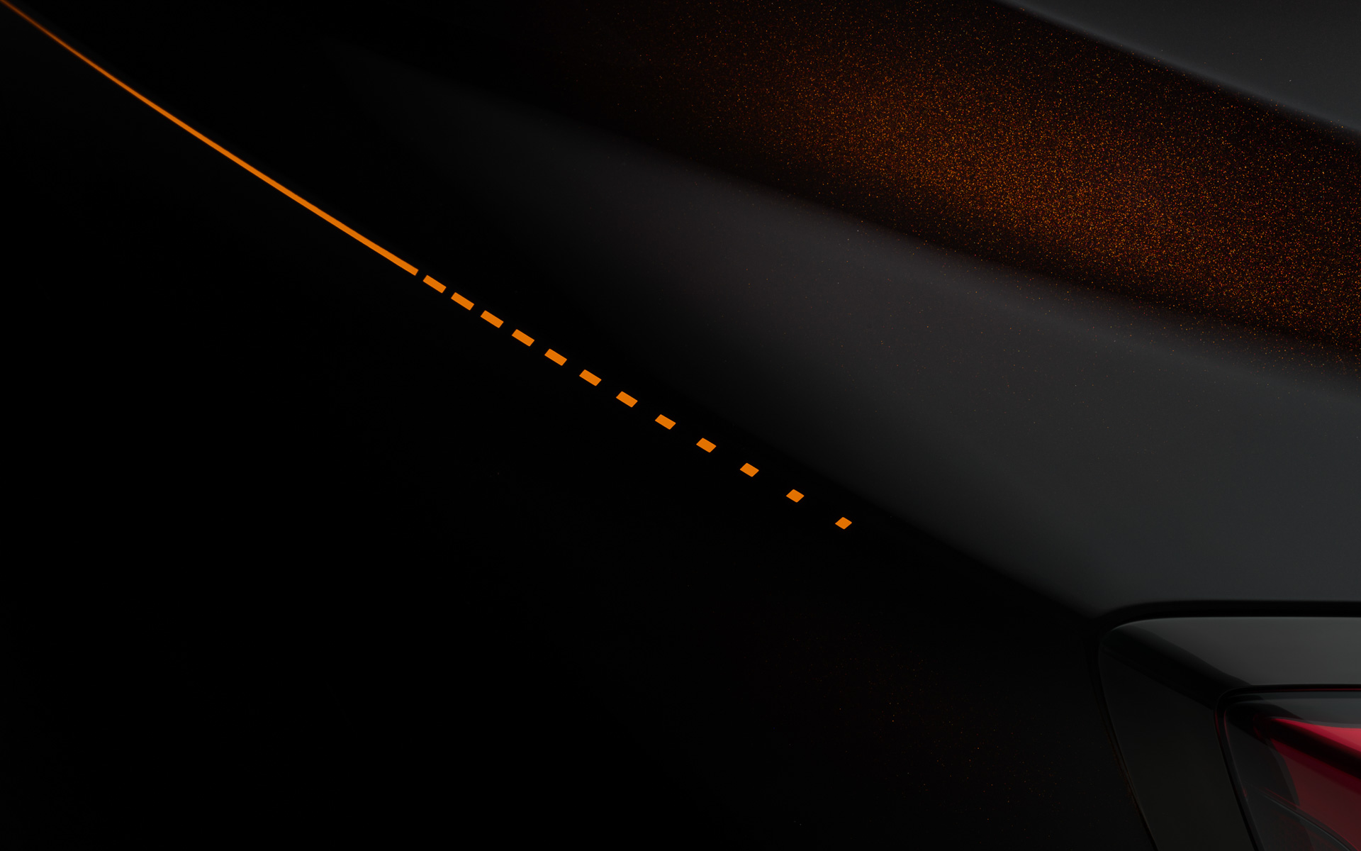 太陽光から暗闇へと変化する様子を表現している