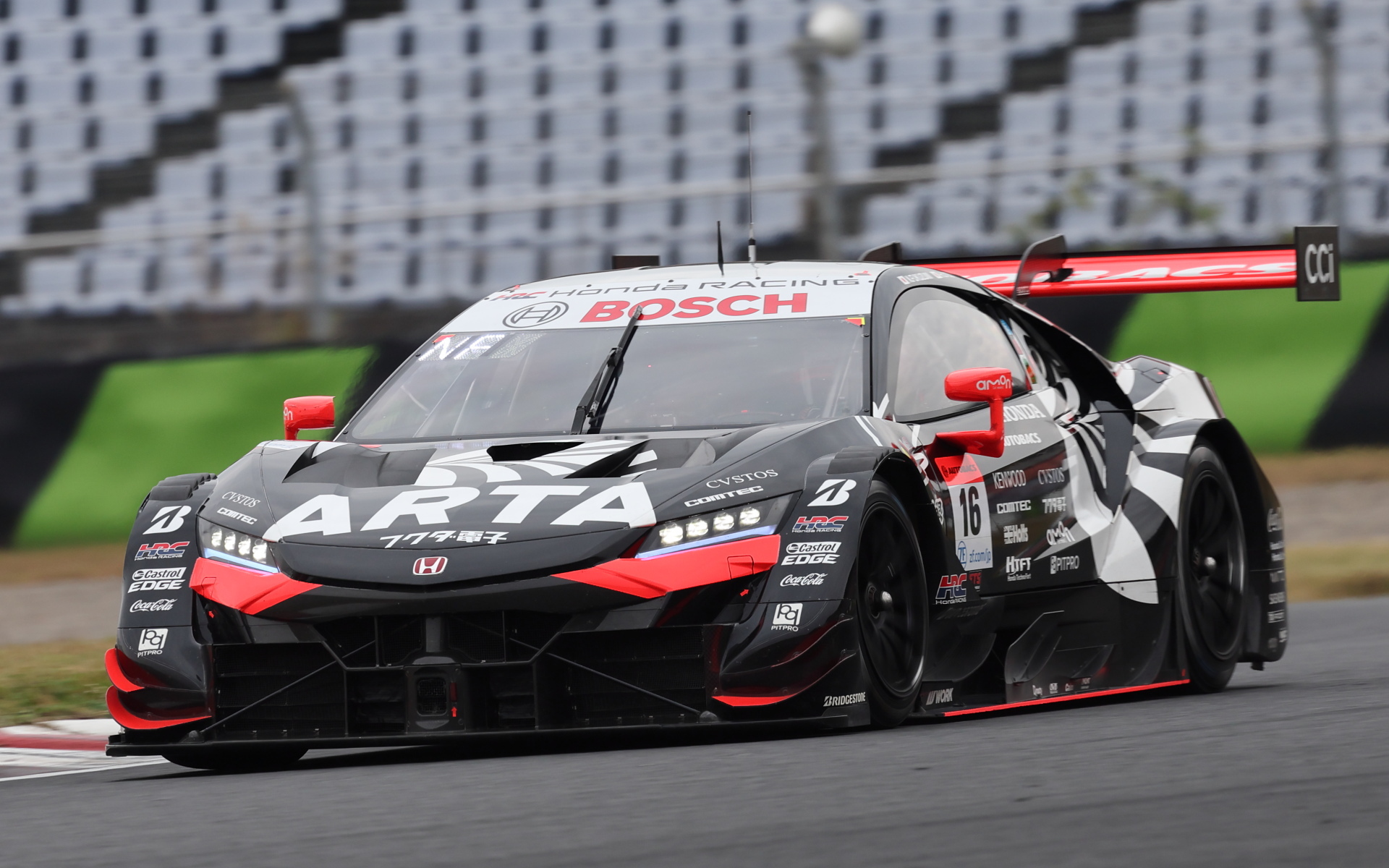 コースレコードでポールポジションを獲得した16号車 ARTA MUGEN NSX-GT（福住仁嶺/大津弘樹）