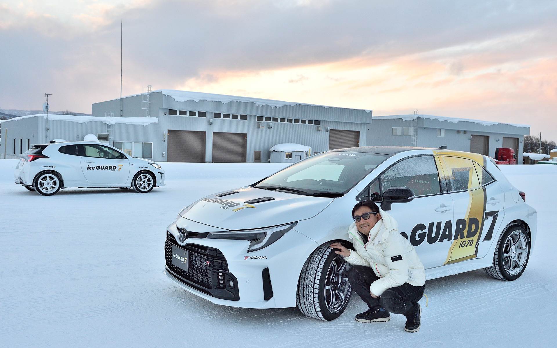 横浜ゴムのスタッドレスタイヤ「iceGUARD7」をお題目に3種類のタイヤを乗り比べた