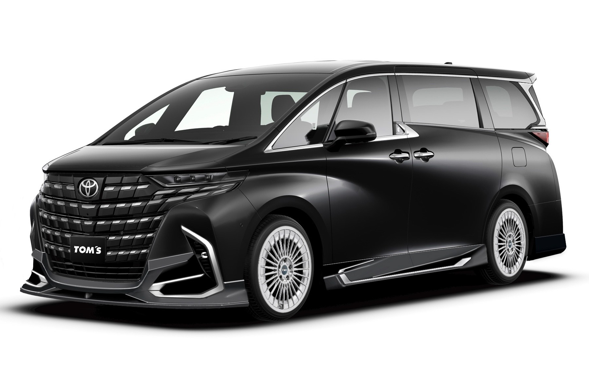 トムス製「スタイリングパーツセット」および「専用アルミホイール」装着イメージ