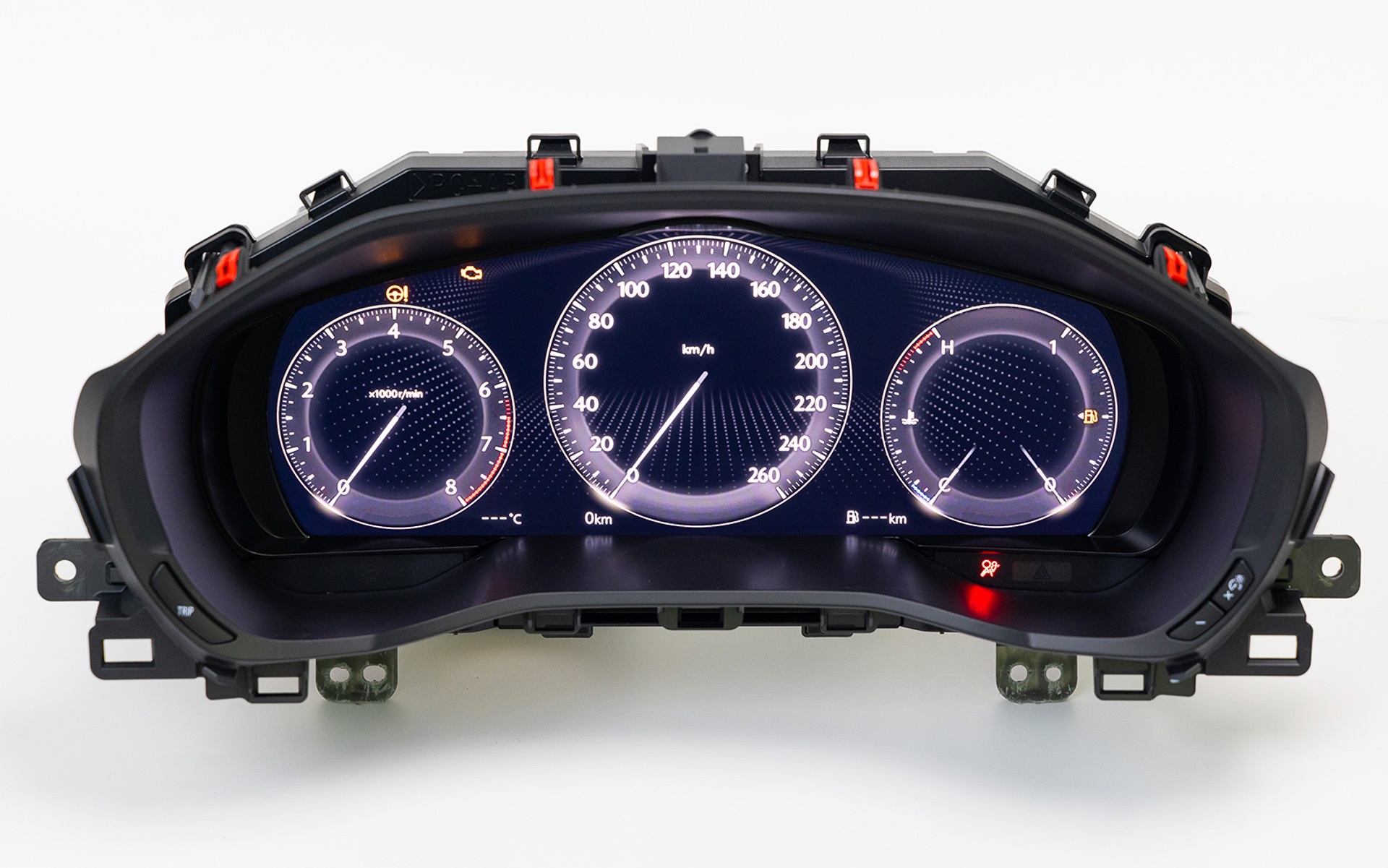 マツダの新型クロスオーバーSUV「CX-90」に採用されたパナソニックの「フルディスプレイメーター」