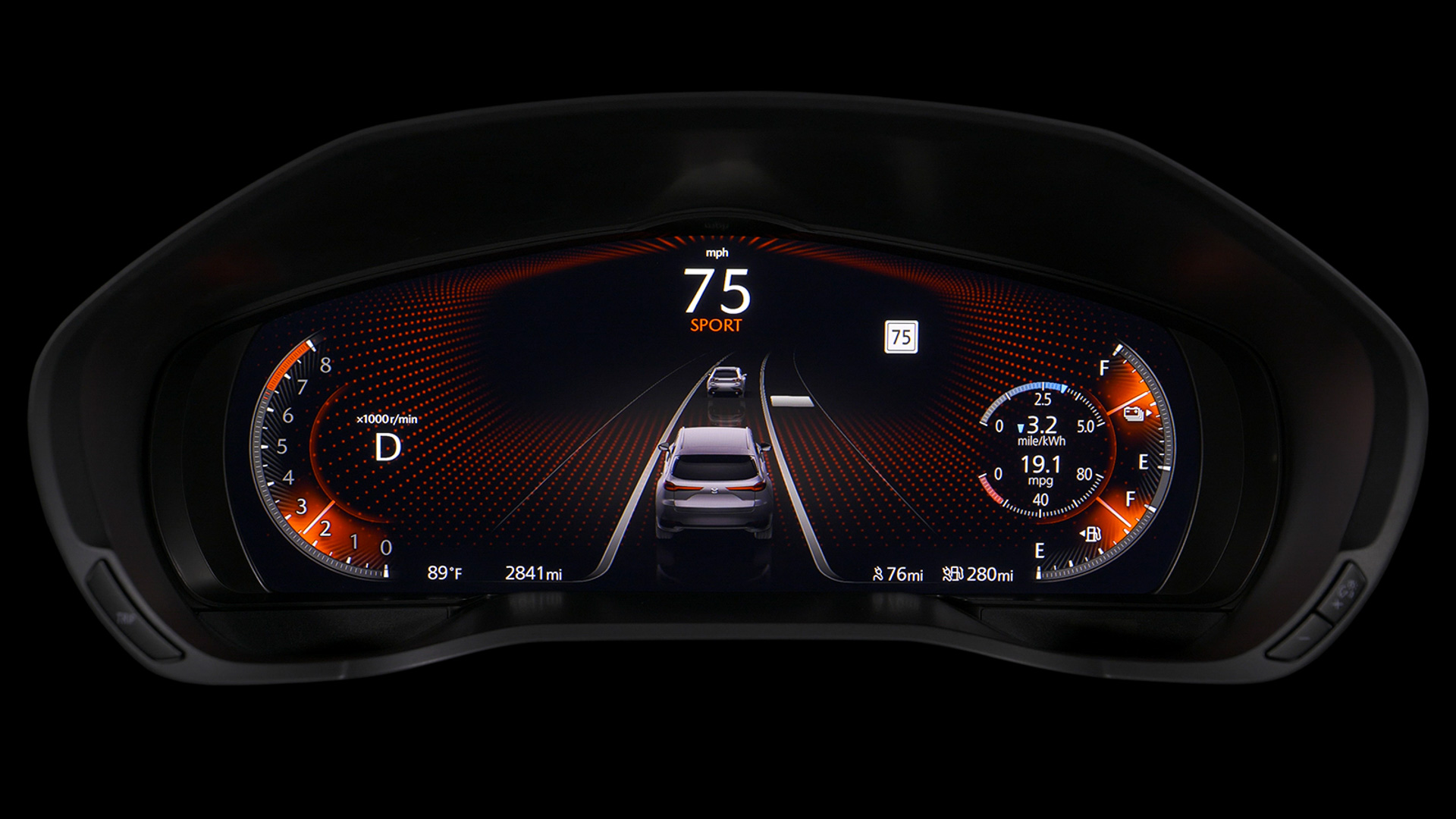 運転支援システム情報画面